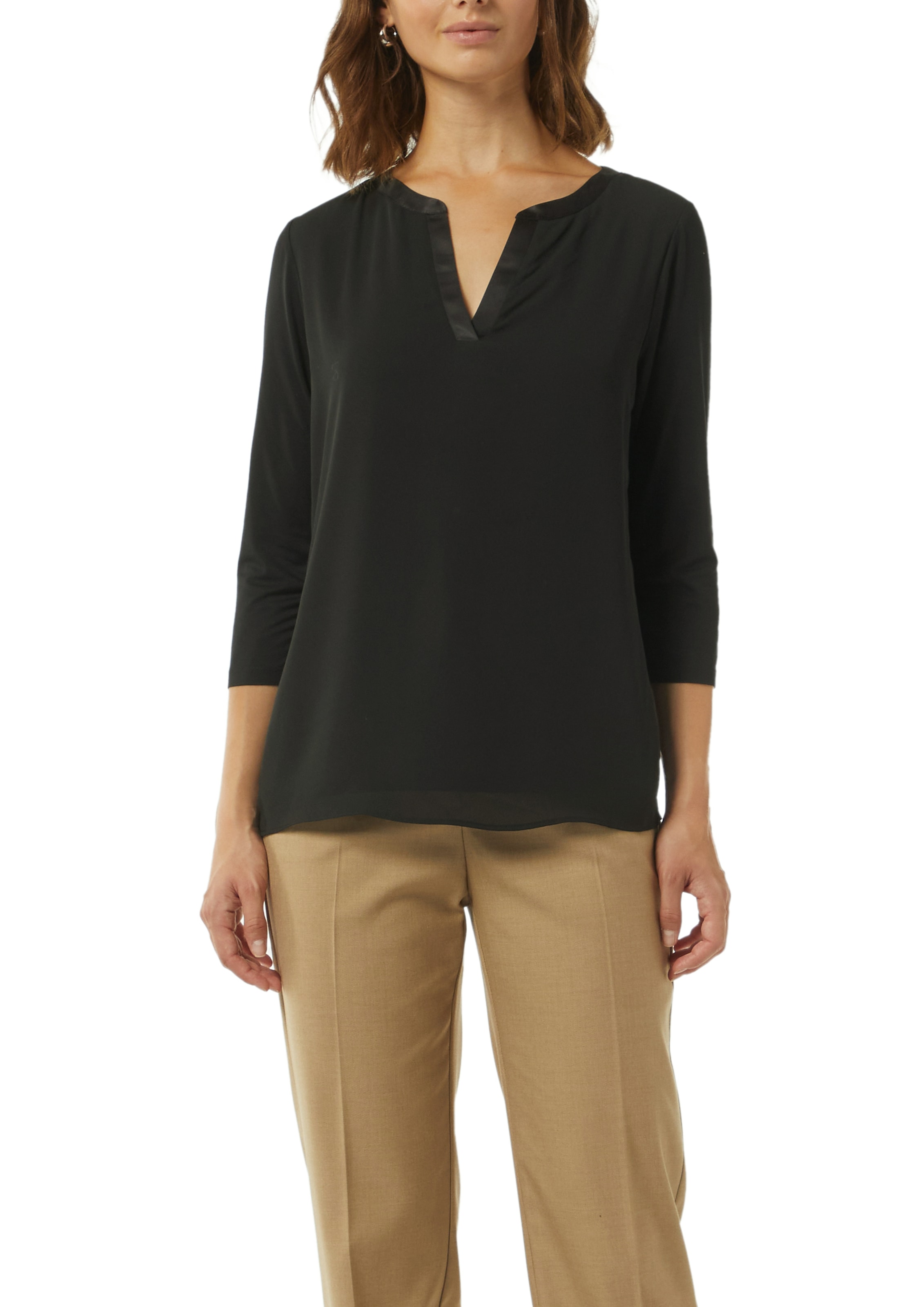 Comma Langarmshirt mit 3/4-Armen