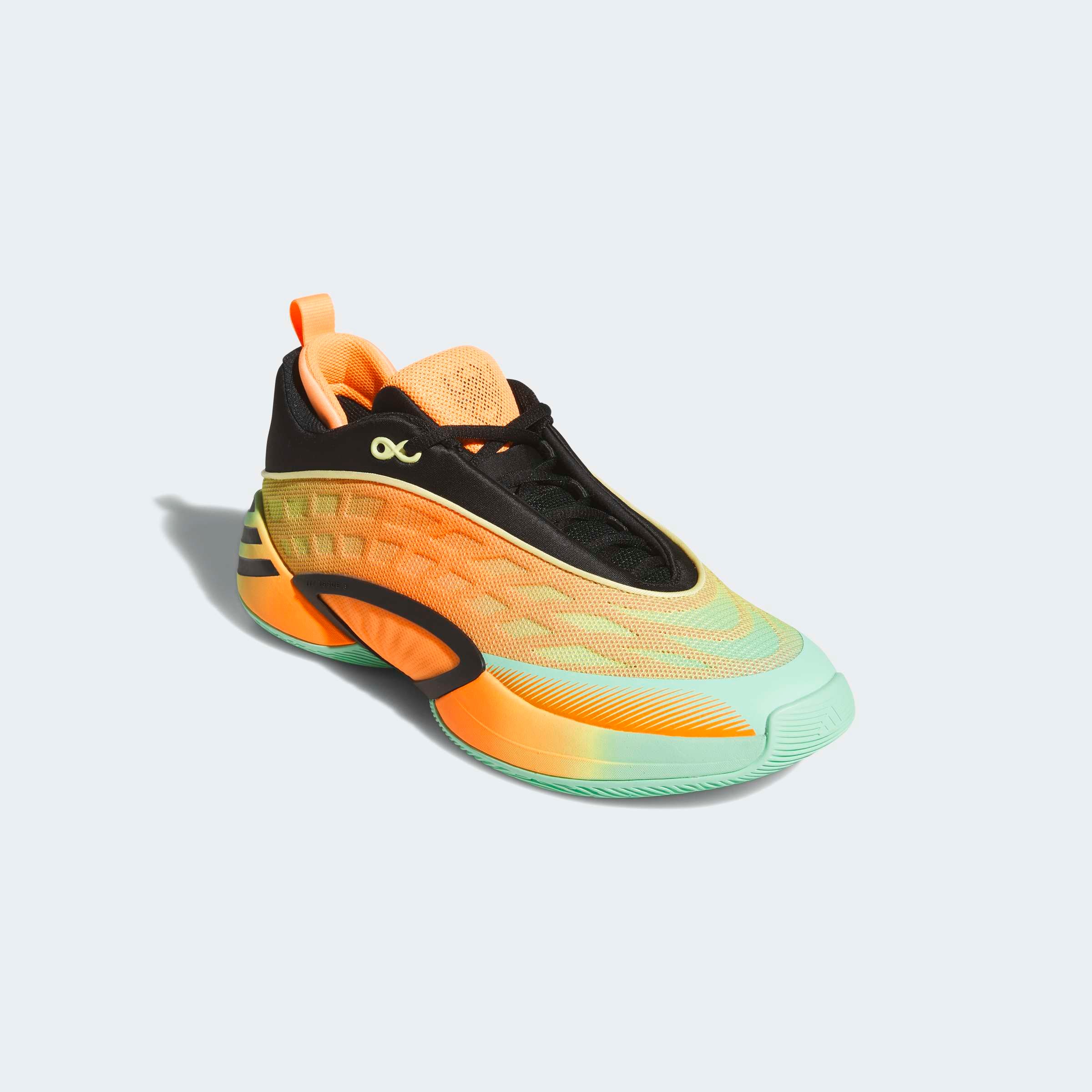 Adidas Performance, Unisex, adidas Performance Basketballschuh »DON ISSUE 8«, lucid tangerine, core schwarz, pulse mint, 42,5, Schuh mit 