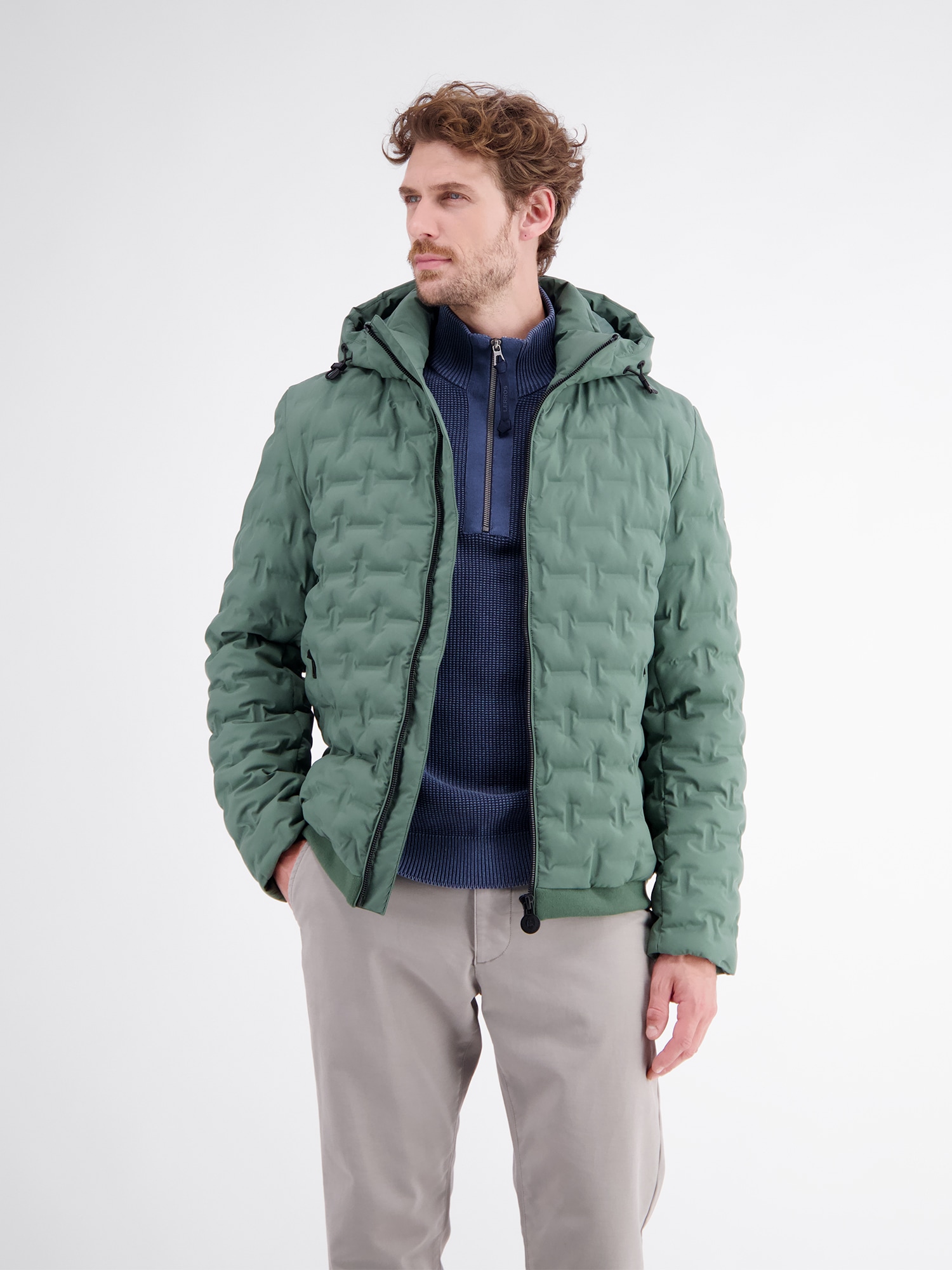 LERROS Steppjacke "Wärmende Funktions-Steppjacke mit abnehmbarer Kapuze" mit Kapuze