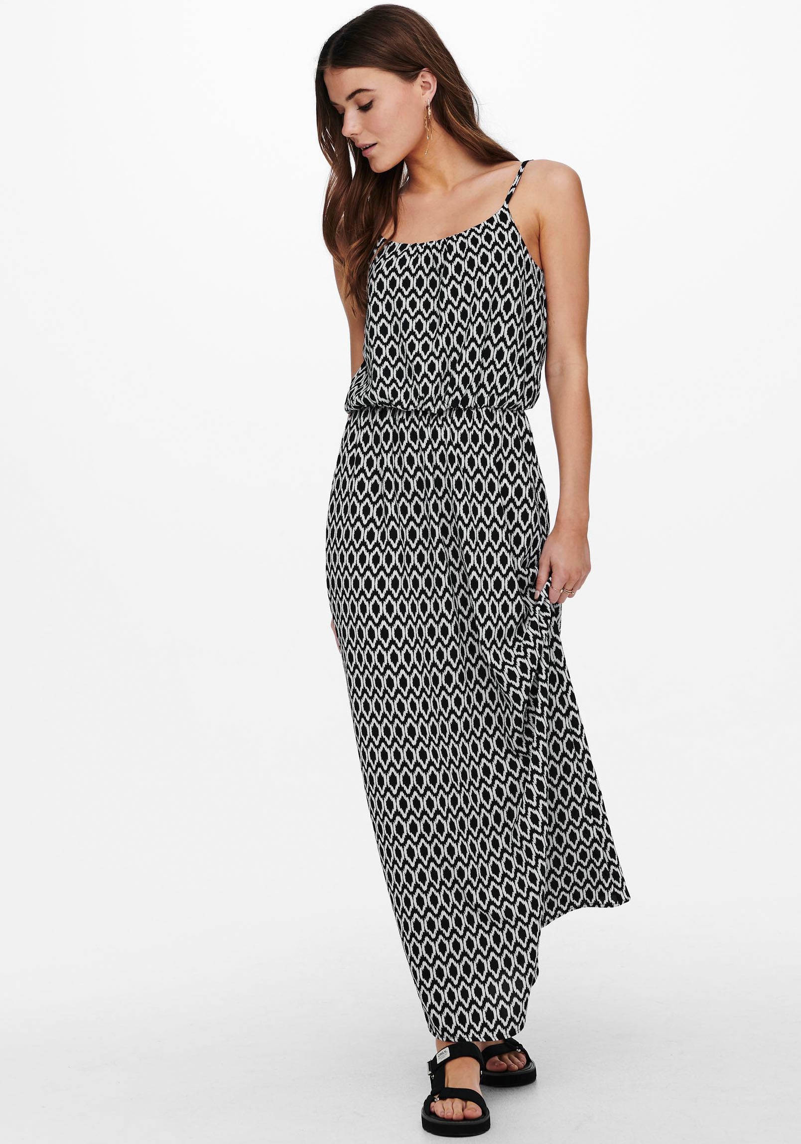 ONLY Maxikleid »ONLWINNER S/L MAXI DRESS NOOS PTM«, Sommerkleid