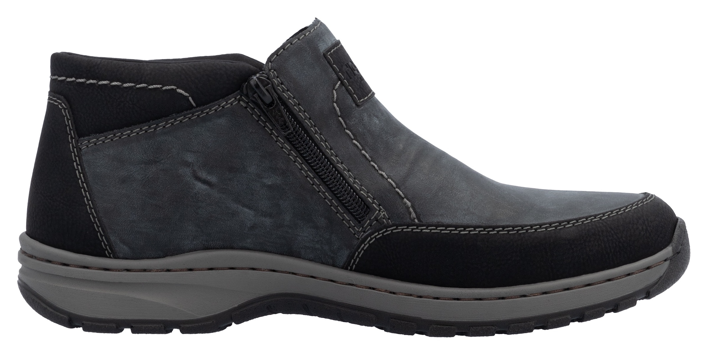 Rieker Winterboots, Winterstiefelette, Halbschuh mit beidseitigen Reissverschlüssen