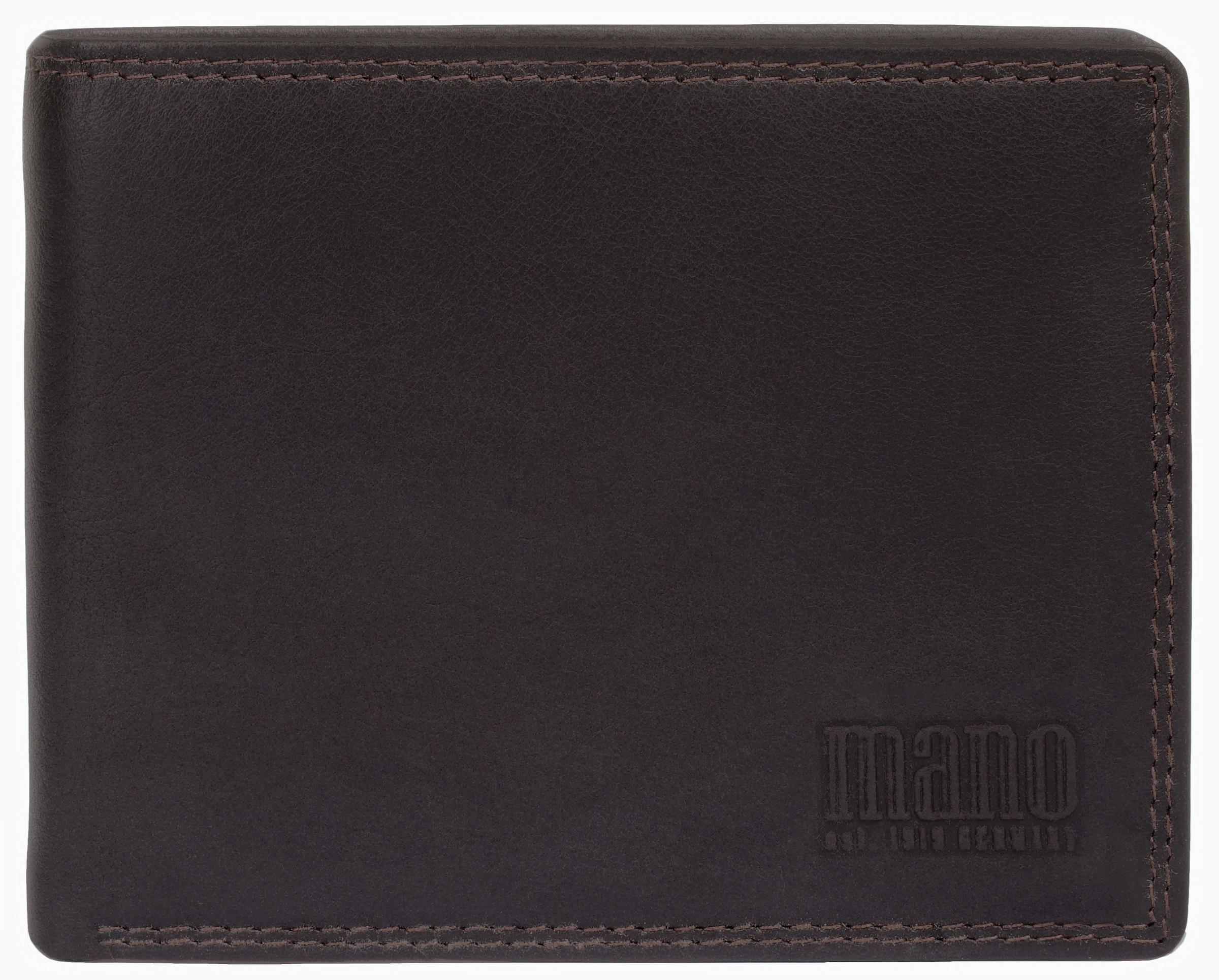 MANO Geldbörse "MANO Herren SUTURA echt Leder" echt Leder