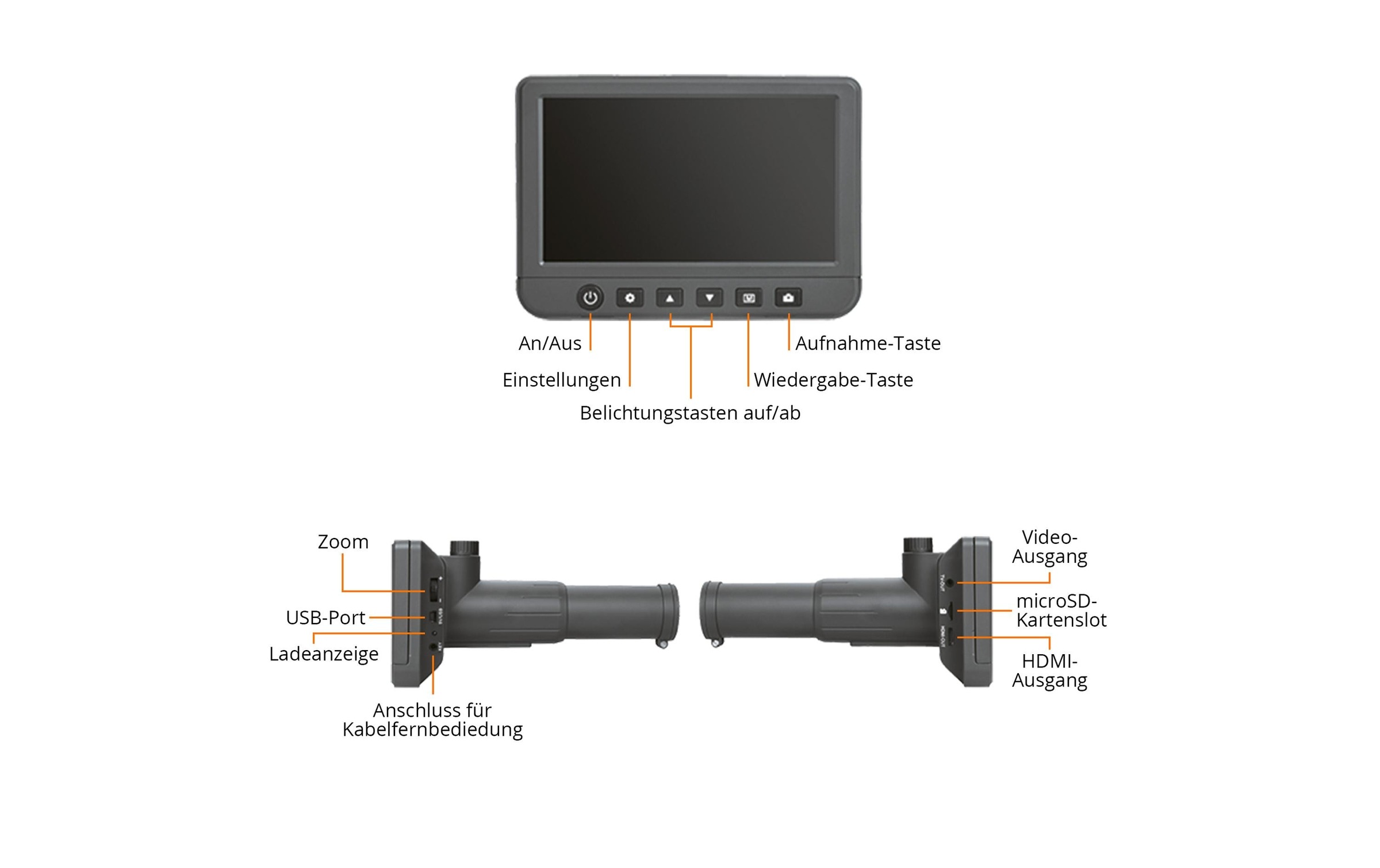 Teleskop »dnt DigiTele PRO 50-fach, mit Display«