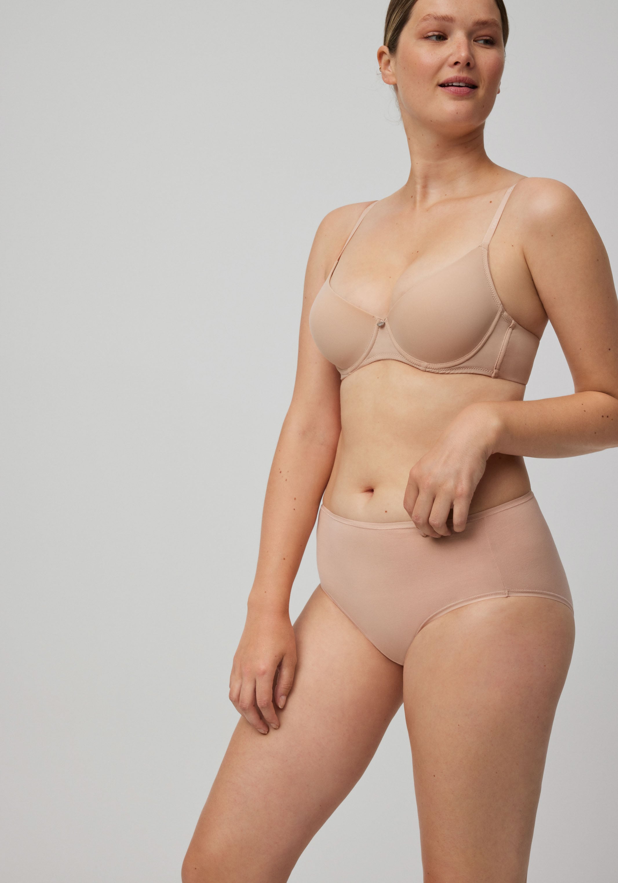 YSABEL MORA Maxislip »BASIC COLLECTION COTTON«, (2er Pack), mit bedecktem und hochgeschnittenem Fit für ein angenehmes Tragegefühl