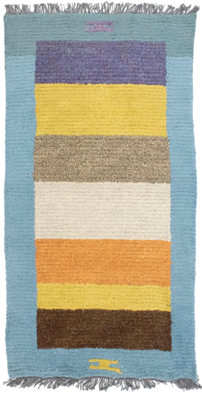 Wollteppich »Nepal Teppich handgeknüpft mehrfarbig«, rechteckig, handgeknüpft