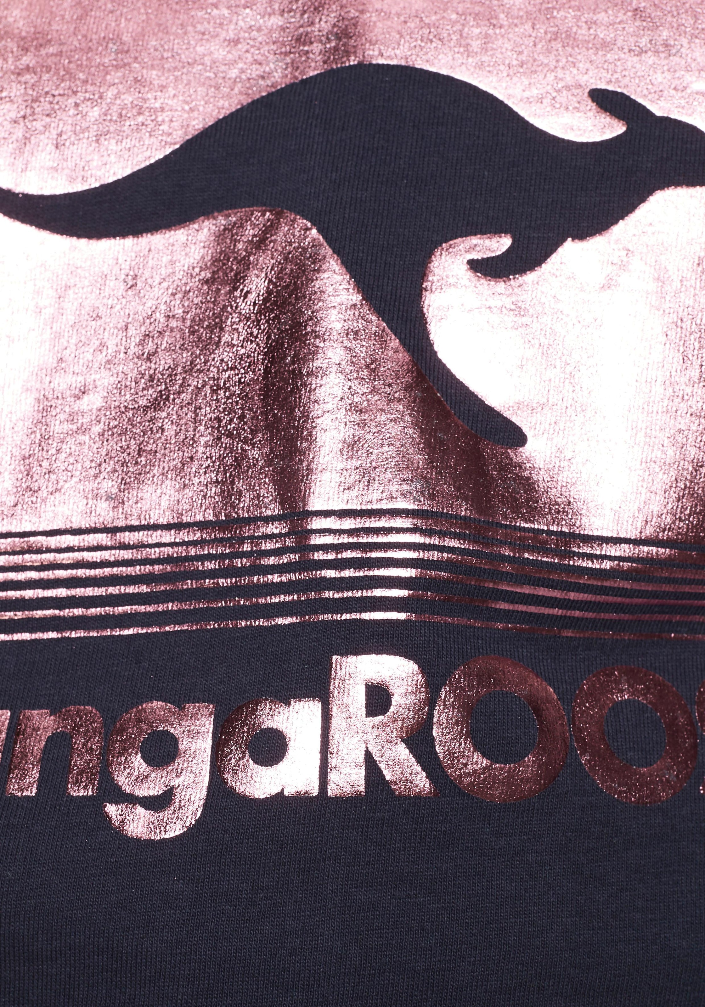 KangaROOS Langarmshirt, mit Foliendruck