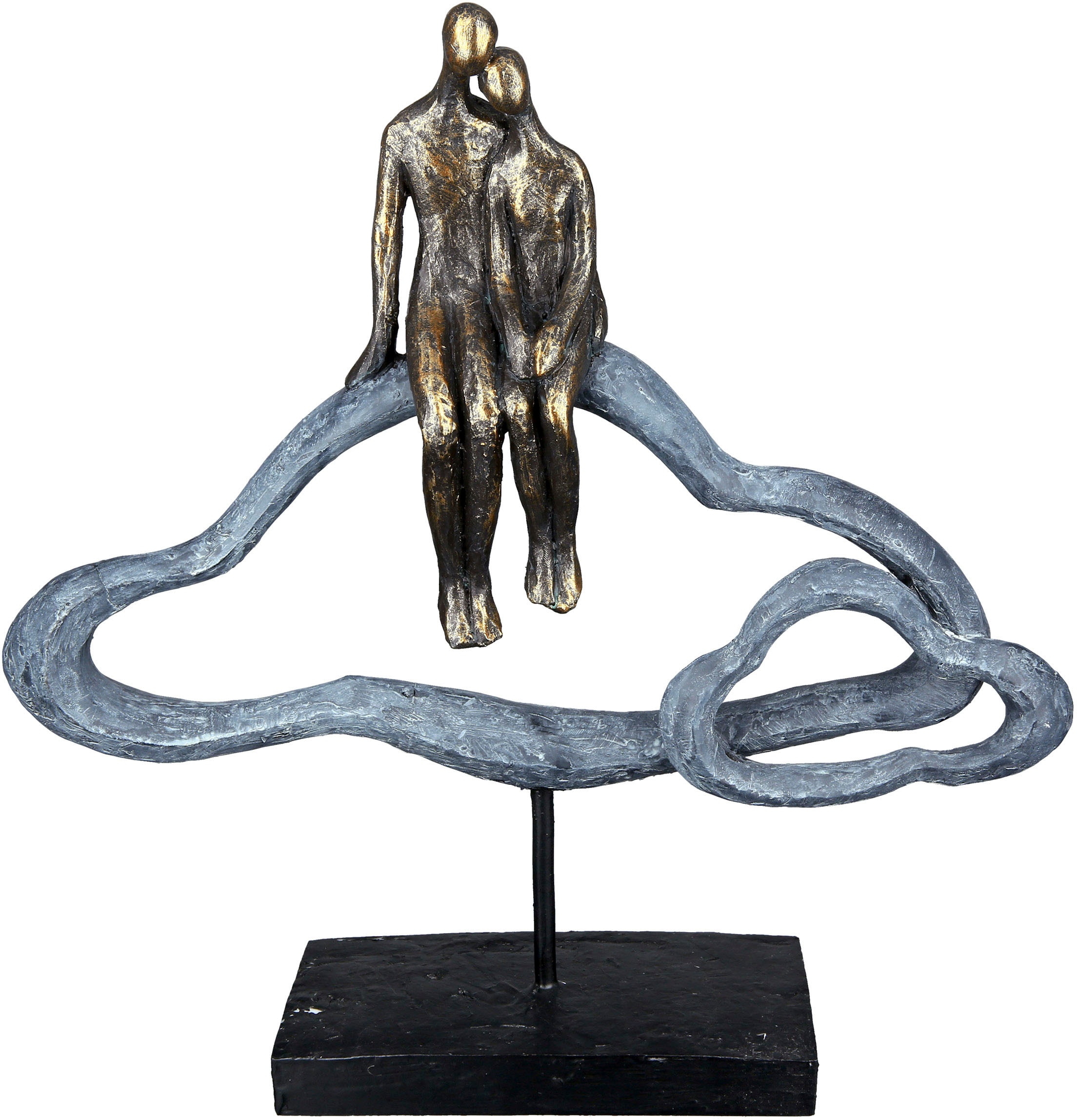 Jelmoli-Versand grau bestellen bronzefarben/grau«, by online | Dekofigur »Skulptur Gilde Lovecloud, Casablanca