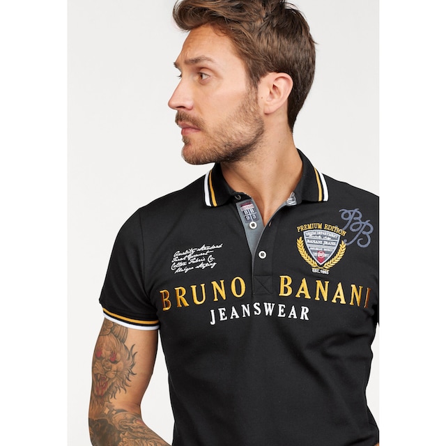 Bruno Banani Poloshirt, Piqué Qualität online shoppen | Jelmoli-Versand