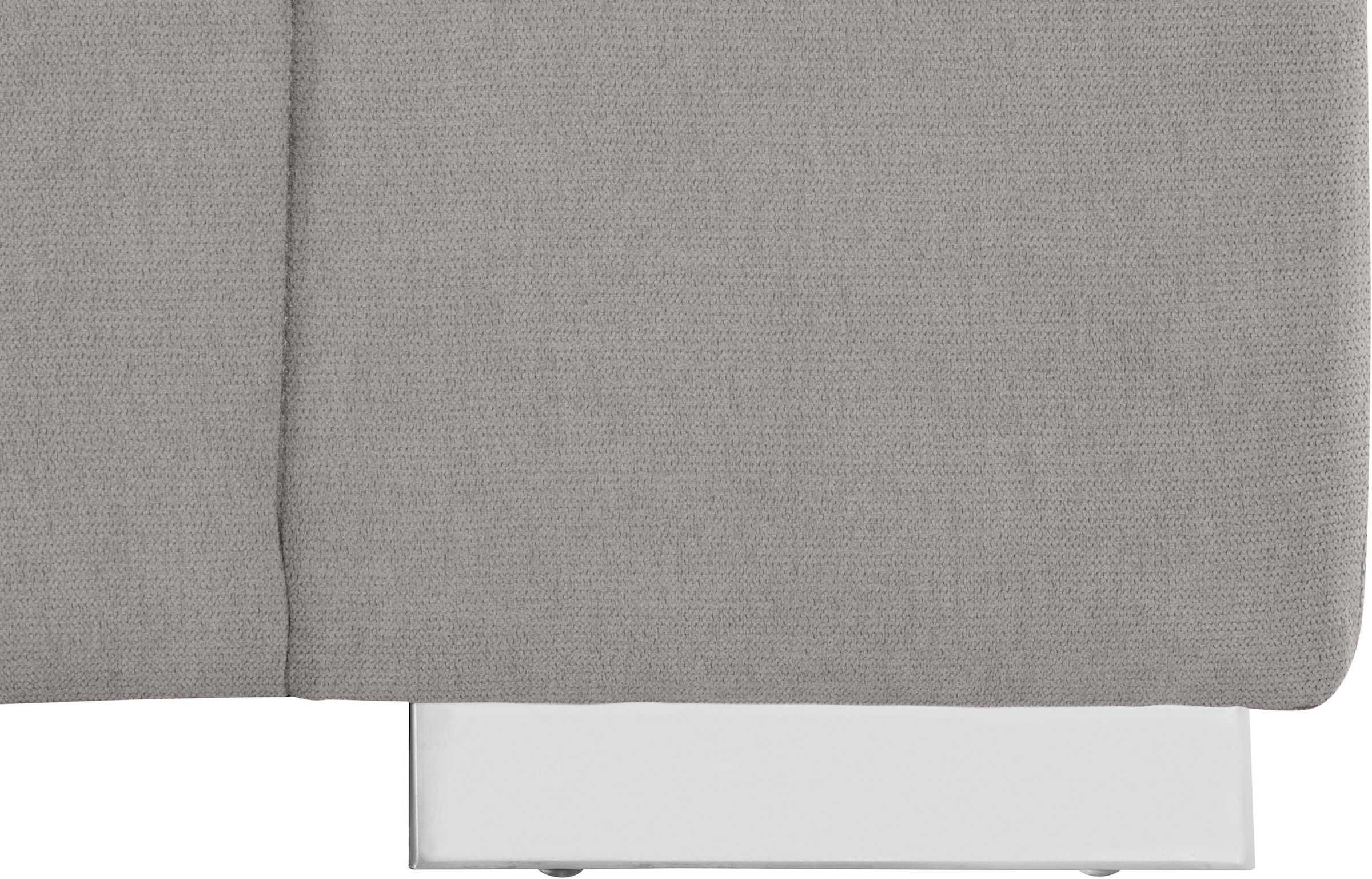 COTTA Ecksofa »Orion L-Form«, mit Recamiere, inkl. verstellbaren Kopfstützen und 3 Kissen