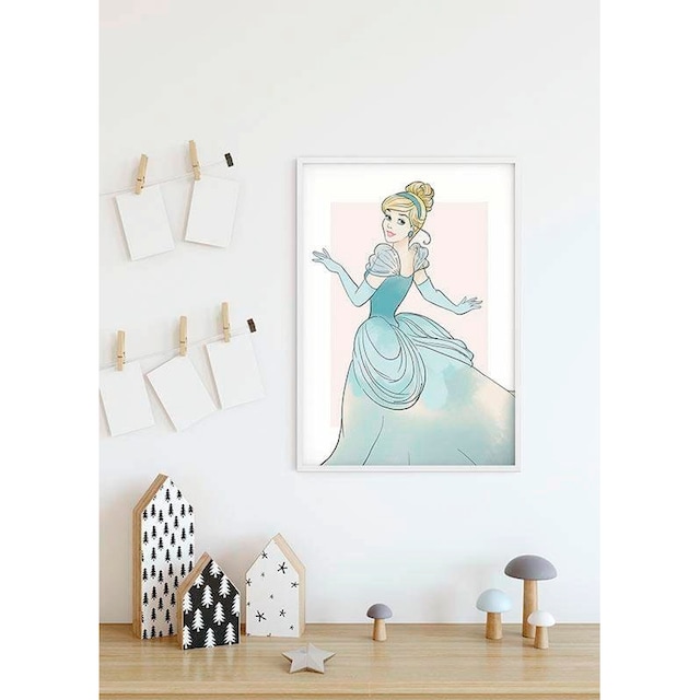 ✵ Komar Poster »Cinderella Beauty«, Disney, (1 St.), Kinderzimmer,  Schlafzimmer, Wohnzimmer günstig kaufen | Jelmoli-Versand