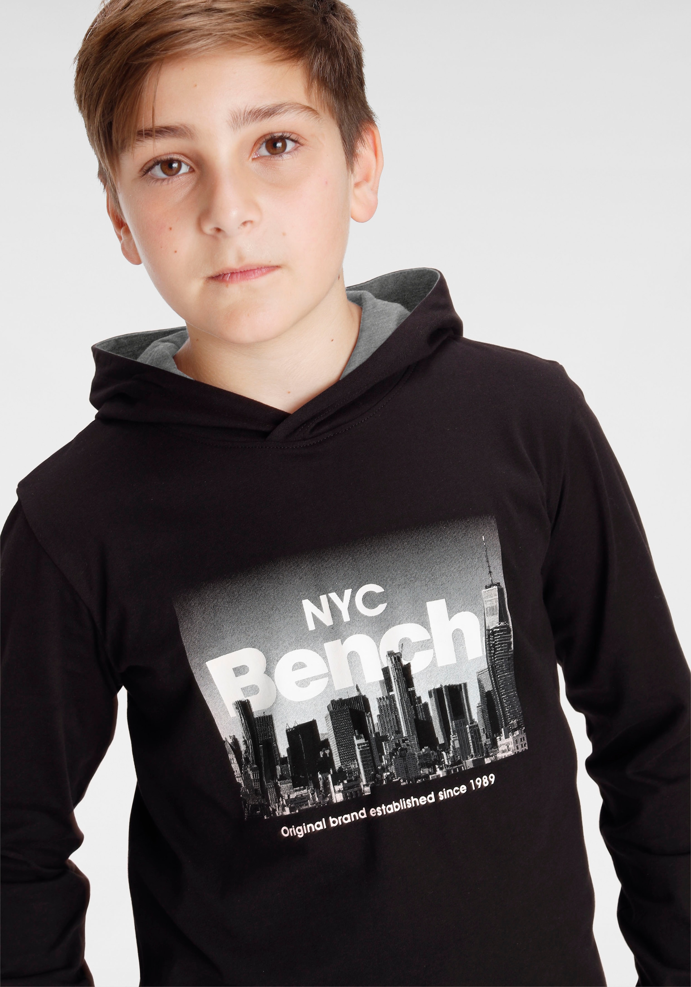 Jelmoli-Versand »NYC«, kaufen online Kapuzenshirt | Fotodruck Bench.