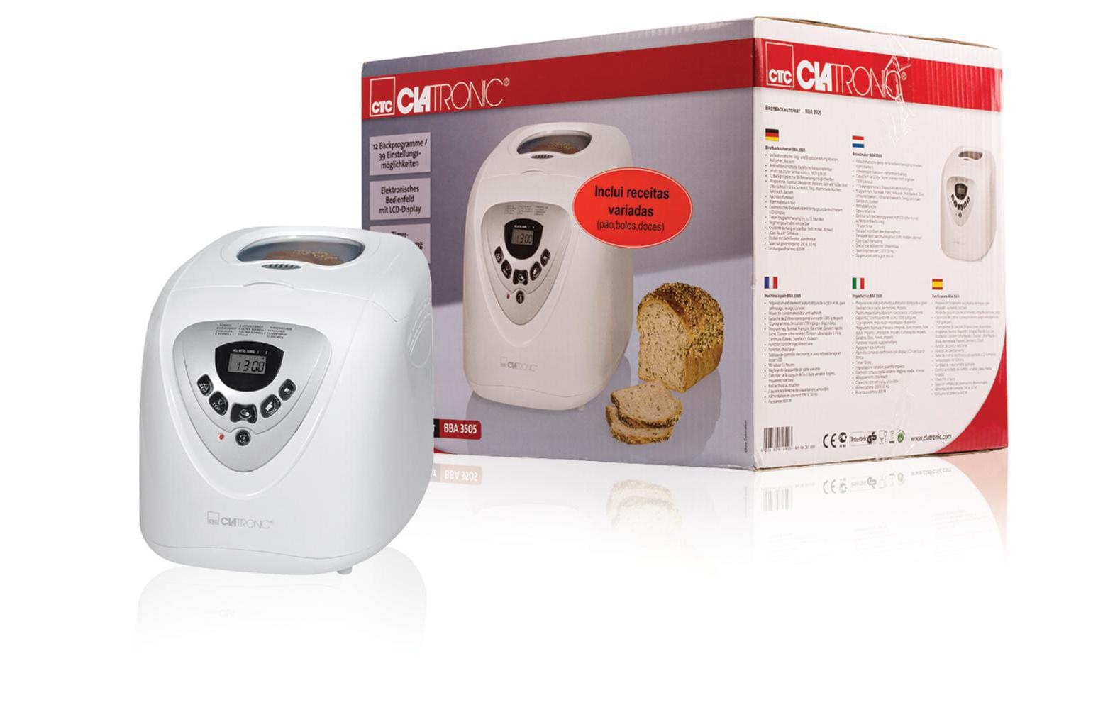 CLATRONIC Brotbackautomat »BBA 3505«, 12 Programme