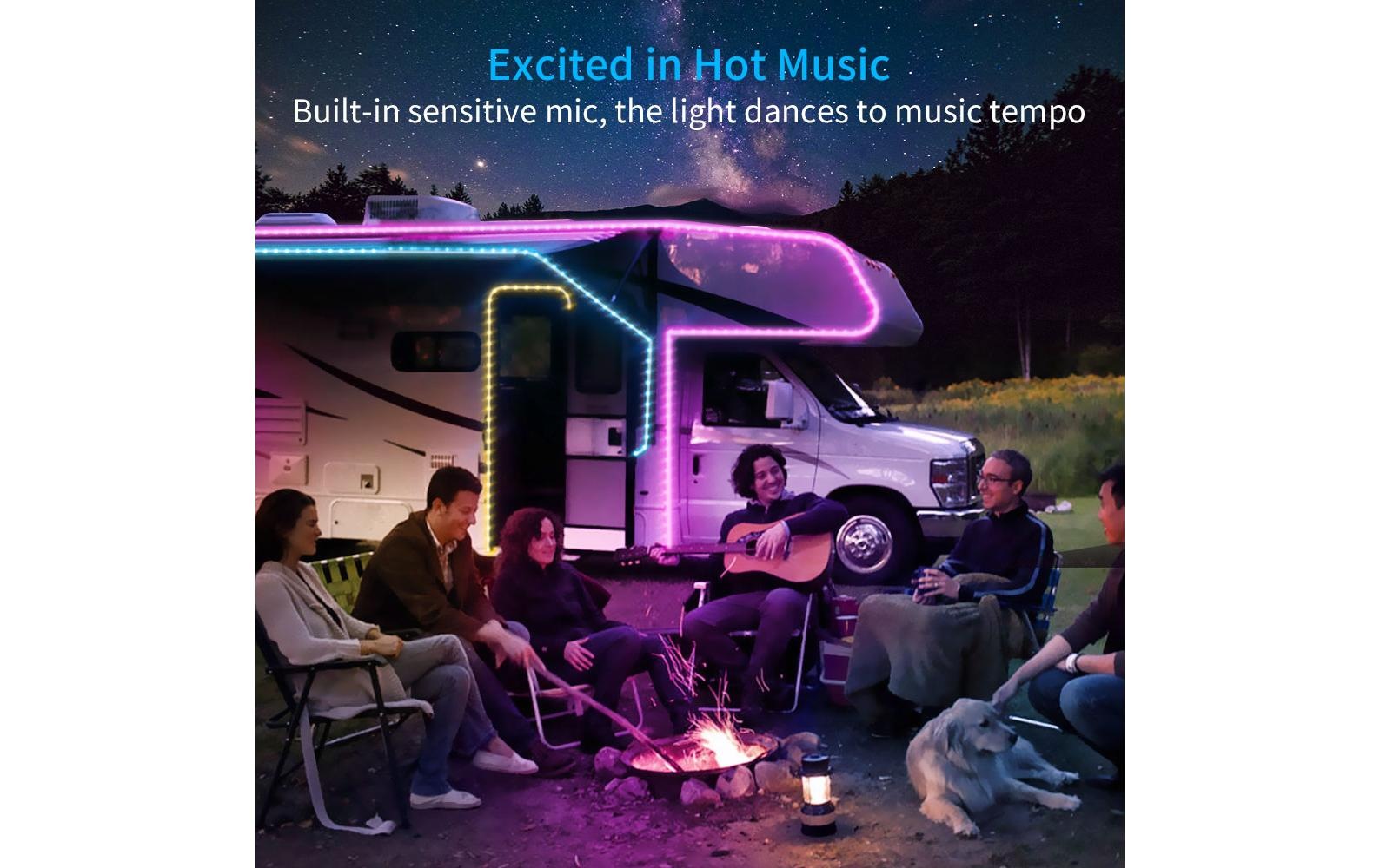 Govee LED Lichtleiste »Govee Smart Wi-Fi + Bluetooth, 10 m, RGB«