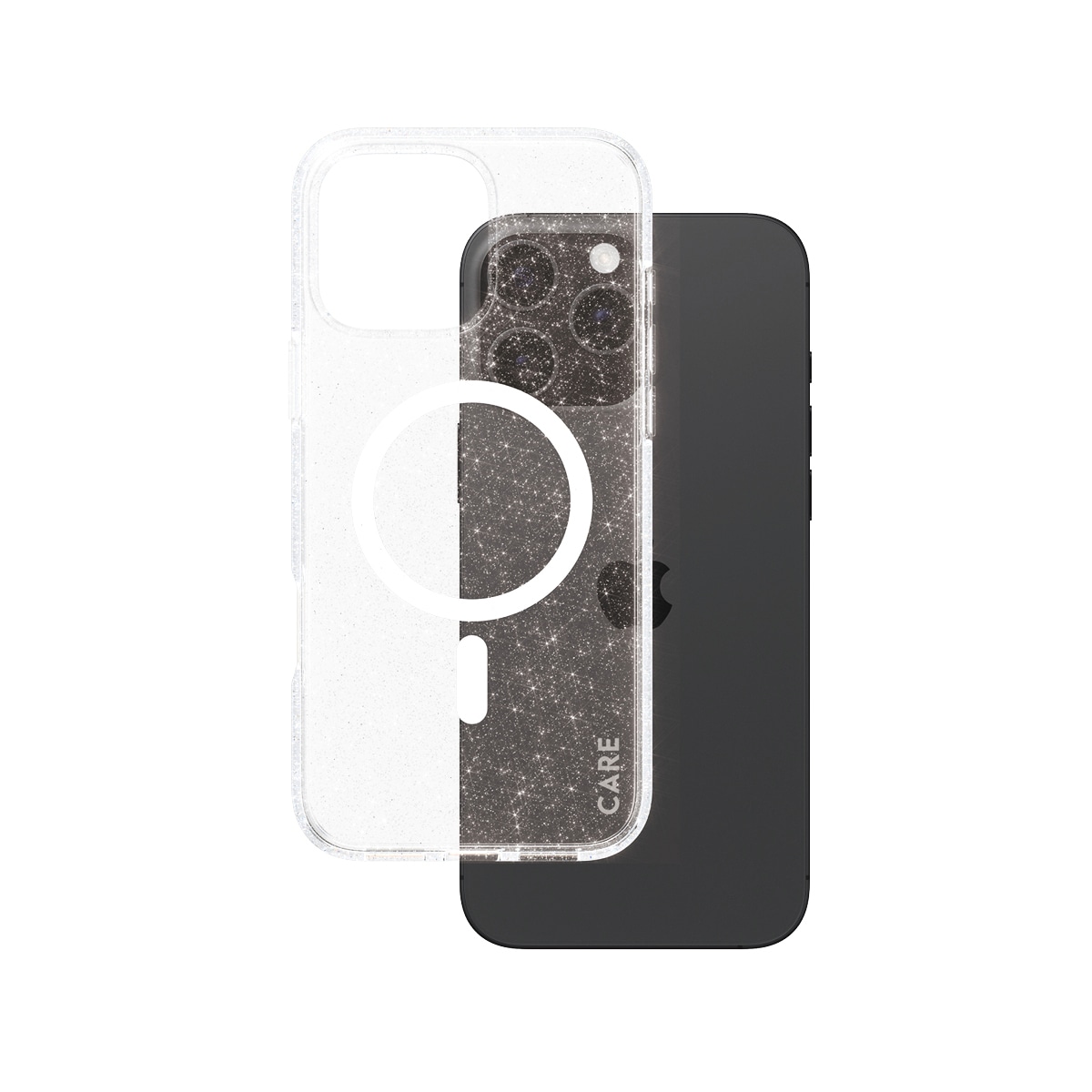CARE by PanzerGlass Handyhülle »Star Lit Case für Apple iPhone 16 Pro Max«, Backcover, Schutzhülle, Handyschutzhülle, Case, Schutzcase, stossfest