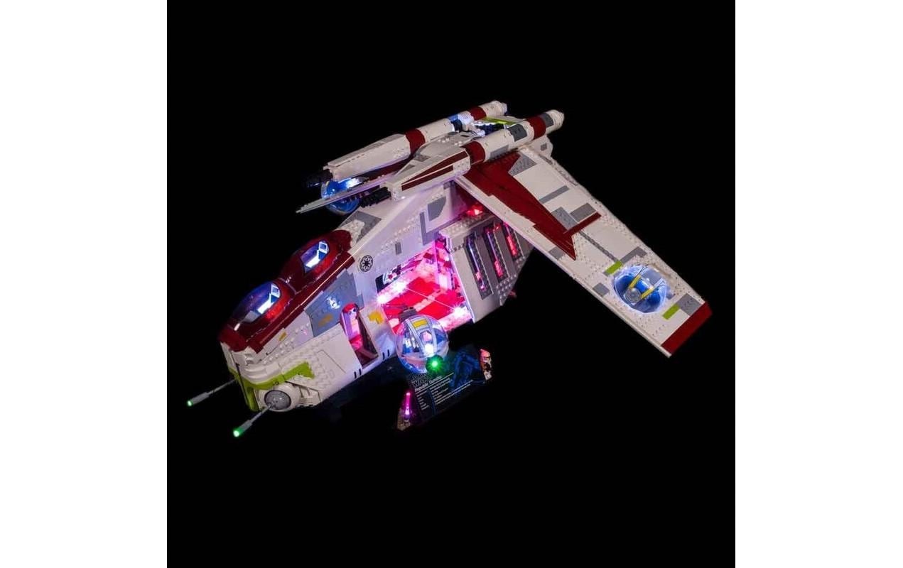 Konstruktionsspielsteine »LED LEGO Star Wars Republic Gunship«, (59 St.)