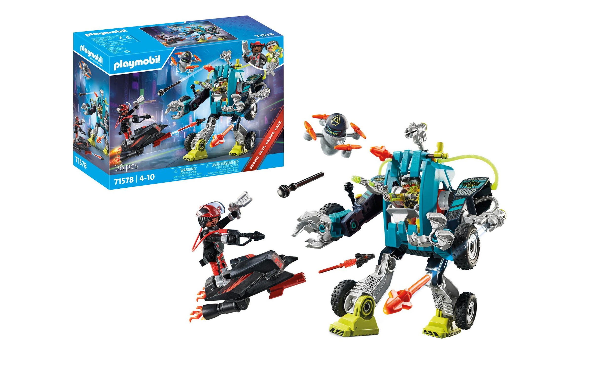 Playmobil® Spielbausteine »50 Jahre Playmobil Roboter vs. Fluggleiter 71578«