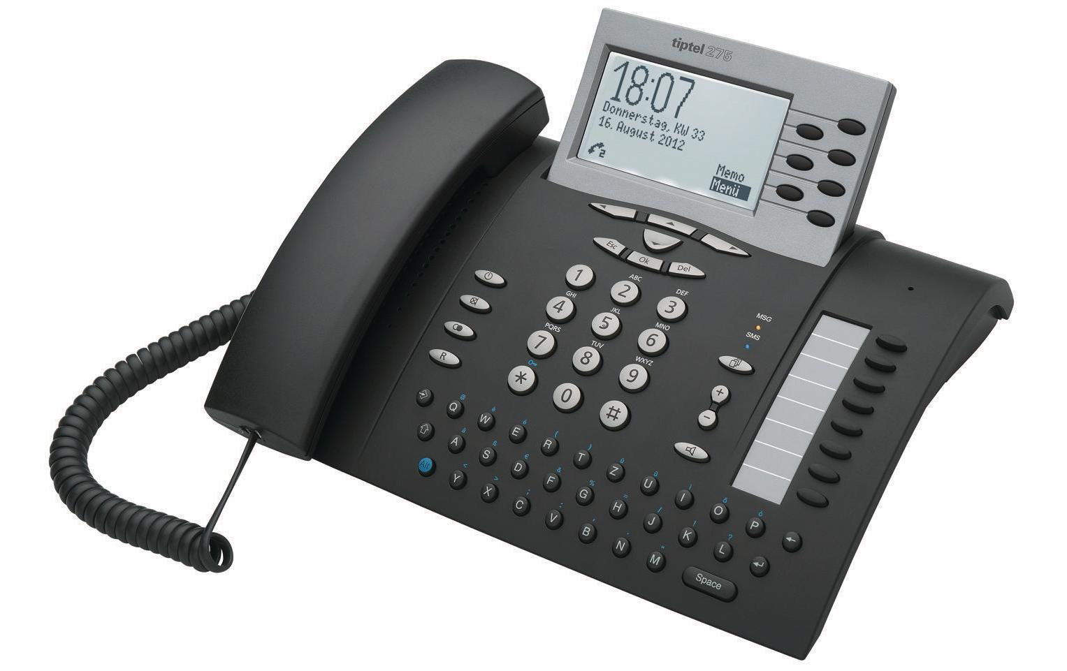 Tiptel Kabelgebundenes Telefon »275 Anthrazit«