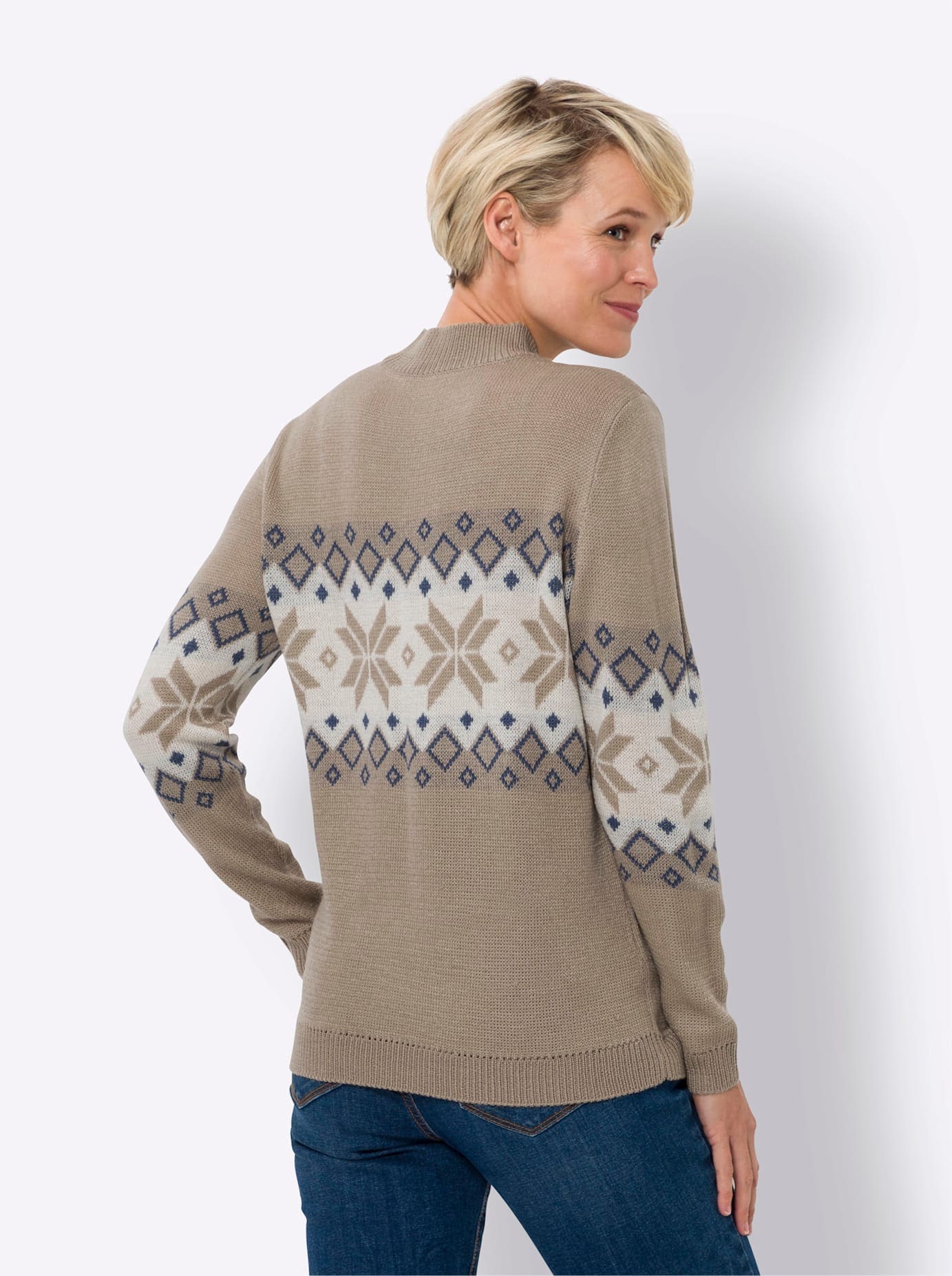 Classic Basics Norwegerpullover »Stehkragen-Pullover«
