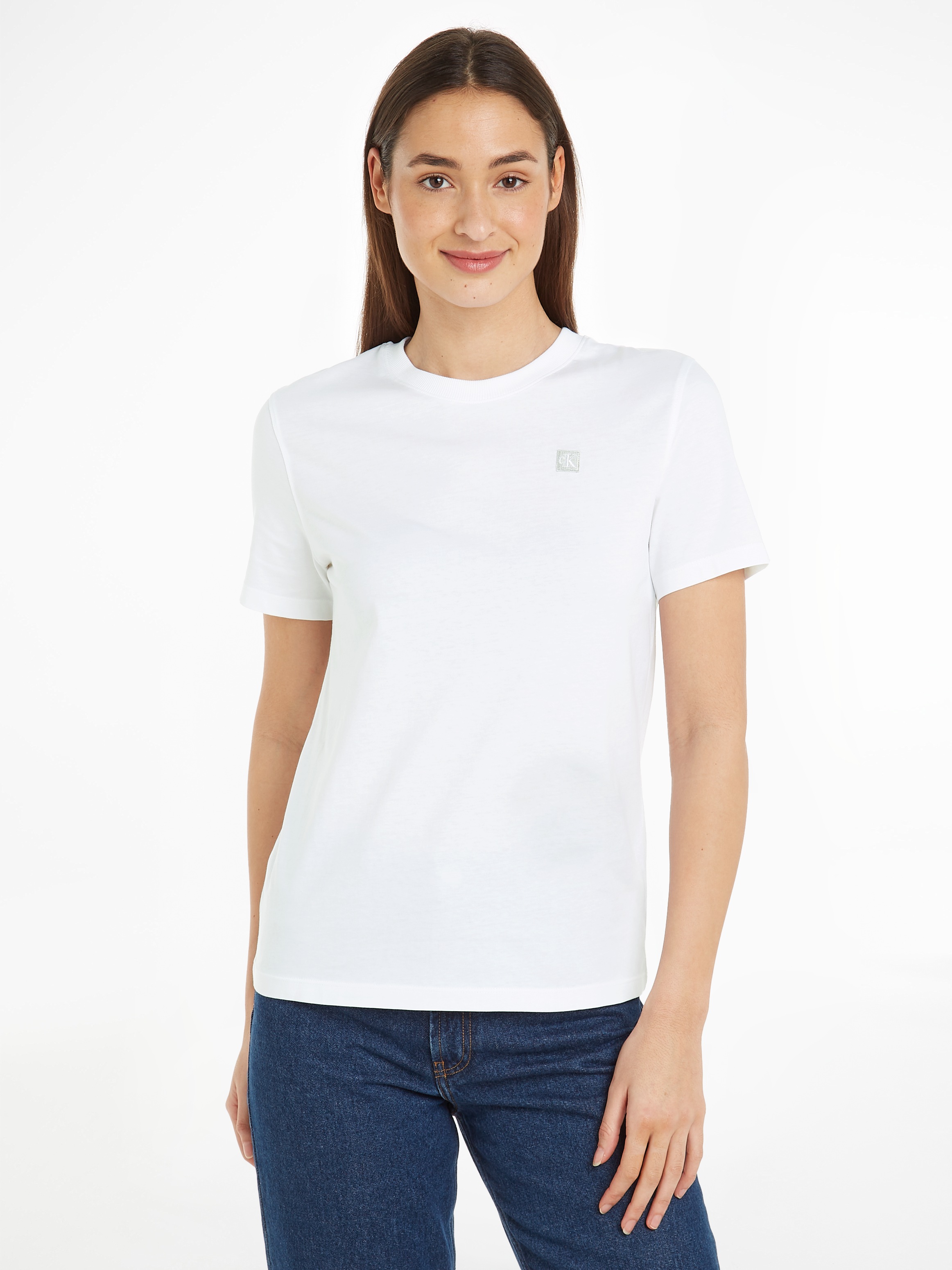 Calvin Klein Jeans T-Shirt »CK EMBRO BADGE REGULAR TEE« mit Logopatch