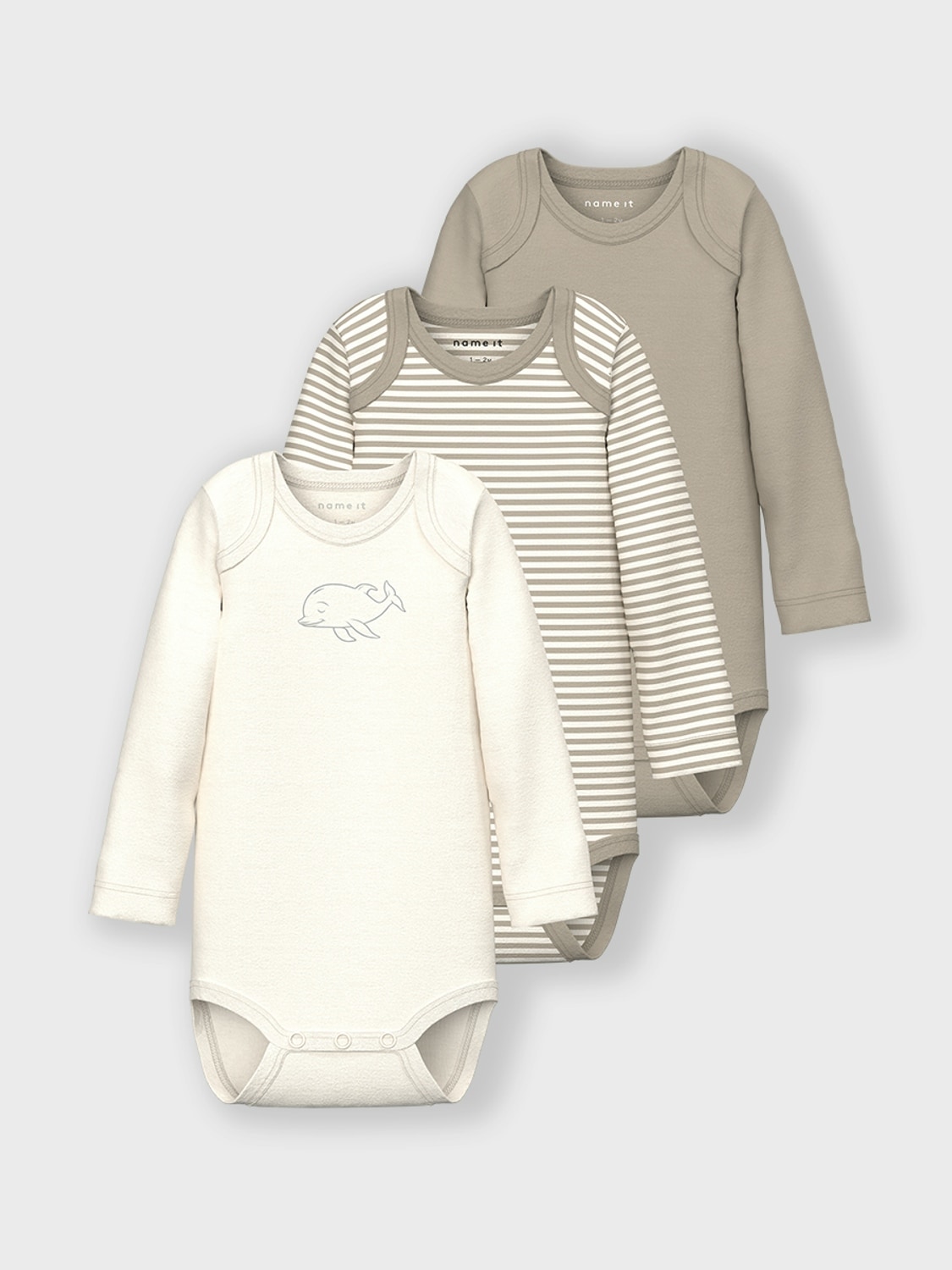 Name It Body »NBNBODY 3P LS Y/D CORE 2 NOOS« Packung, 3 Stk.