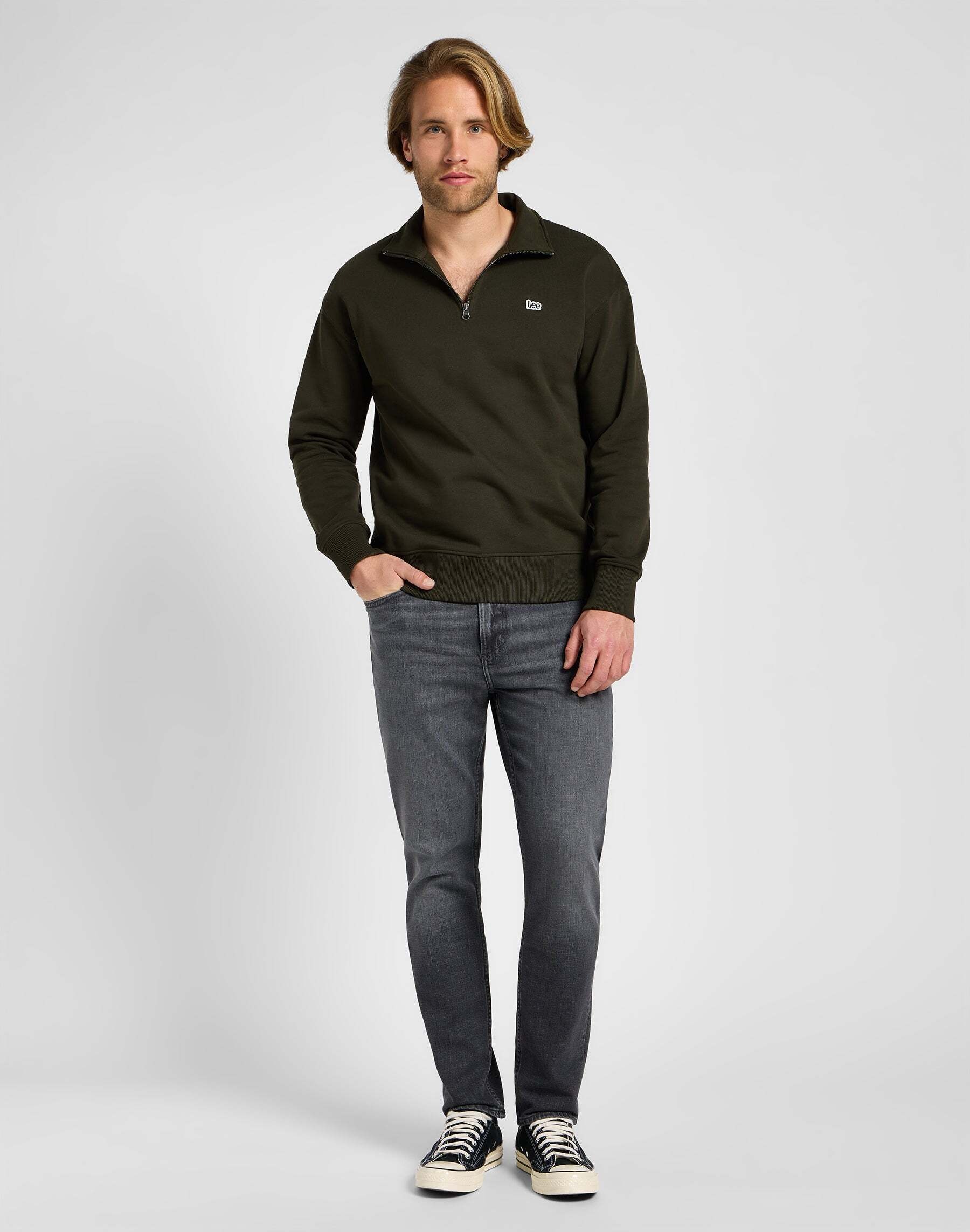 Lee® Sweatshirt »LEE Pullover Half Zip Sweater«