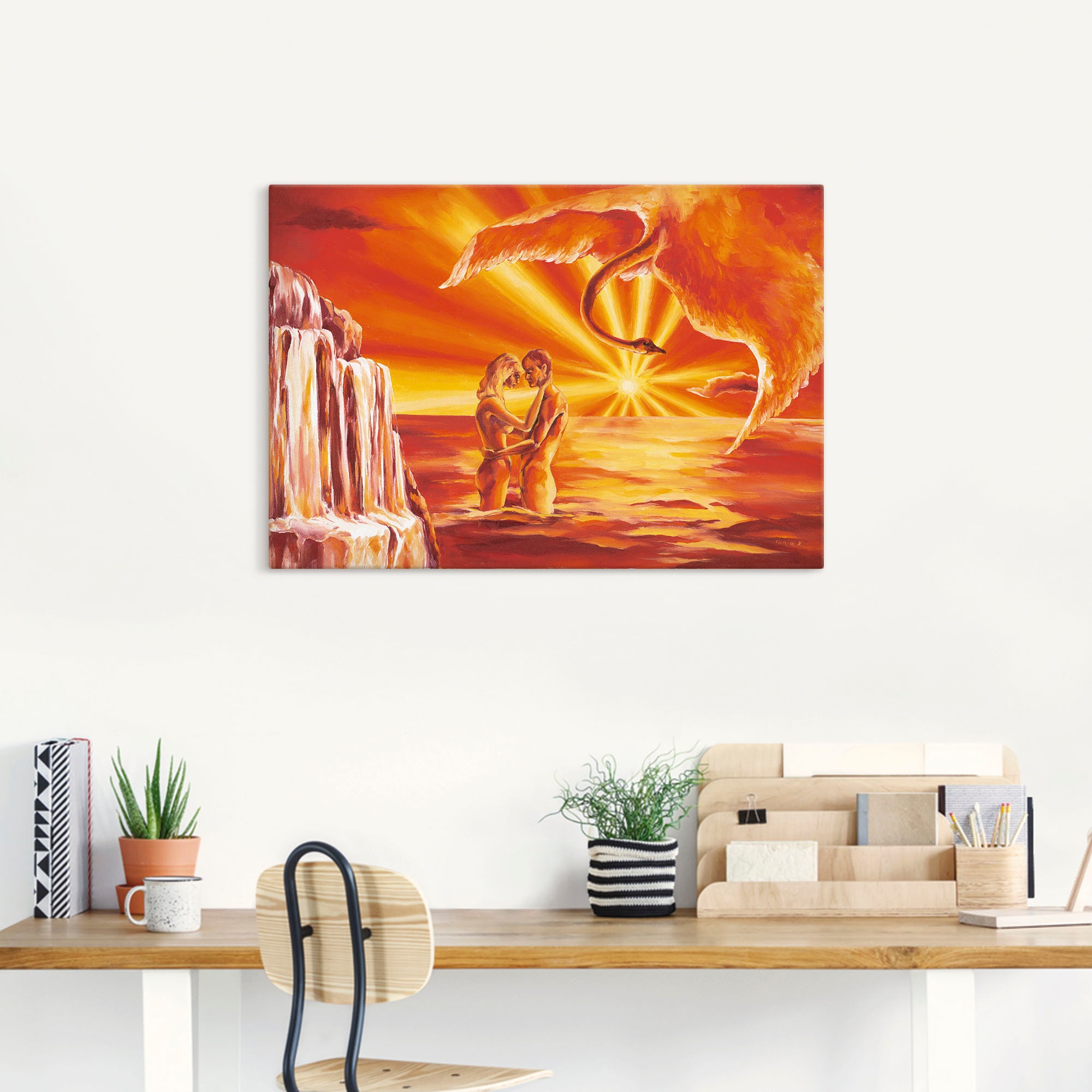Artland Wandbild »Liebespaar«, Paar, (1 St.), als Alubild, Leinwandbild, Wandaufkleber oder Poster in versch. Grössen