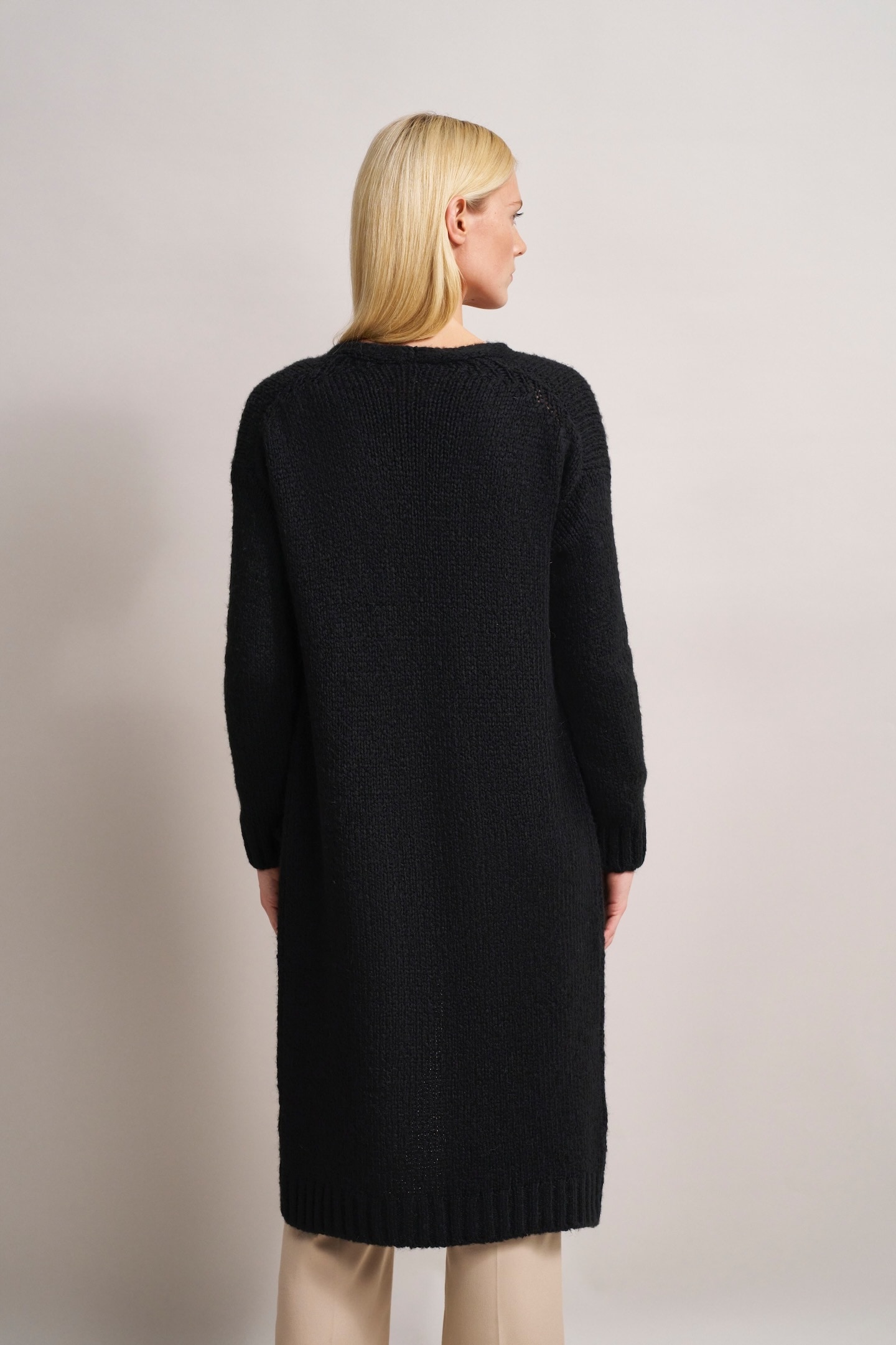 bugatti Strickjacke, mit breiten Rippenbündchen
