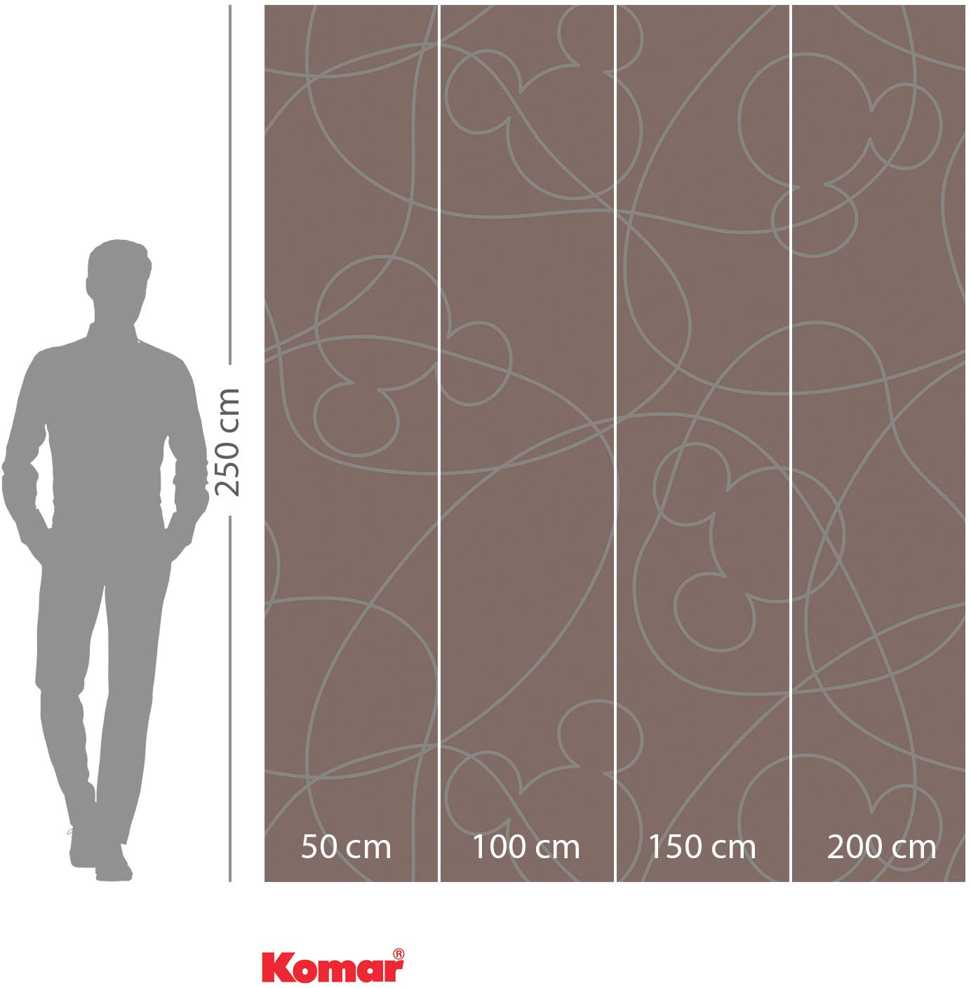 Komar Vliestapete »Digitaldruck Vlies - Mickey on Detours - Grösse 200 x 250 cm«, bedruckt, Kinderzimmer