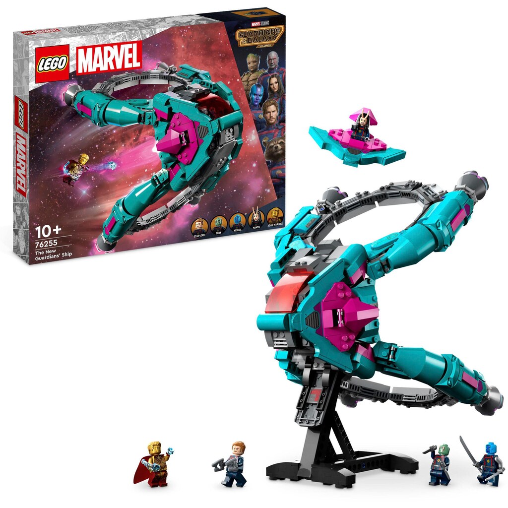 LEGO® Konstruktionsspielsteine »Das neue Schiff der Guardians (76255), LEGO® Marvel«, (1108 St.)
