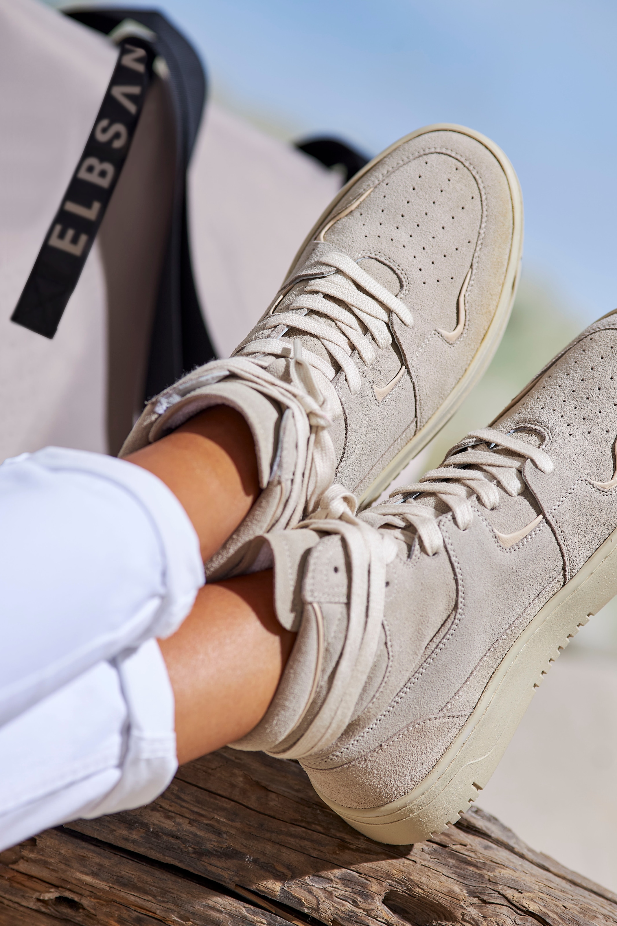 Elbsand Shopper »Schultertasche«, grosse Handtasche, Henkeltasche, Tragetasche, Badetasche VEGAN