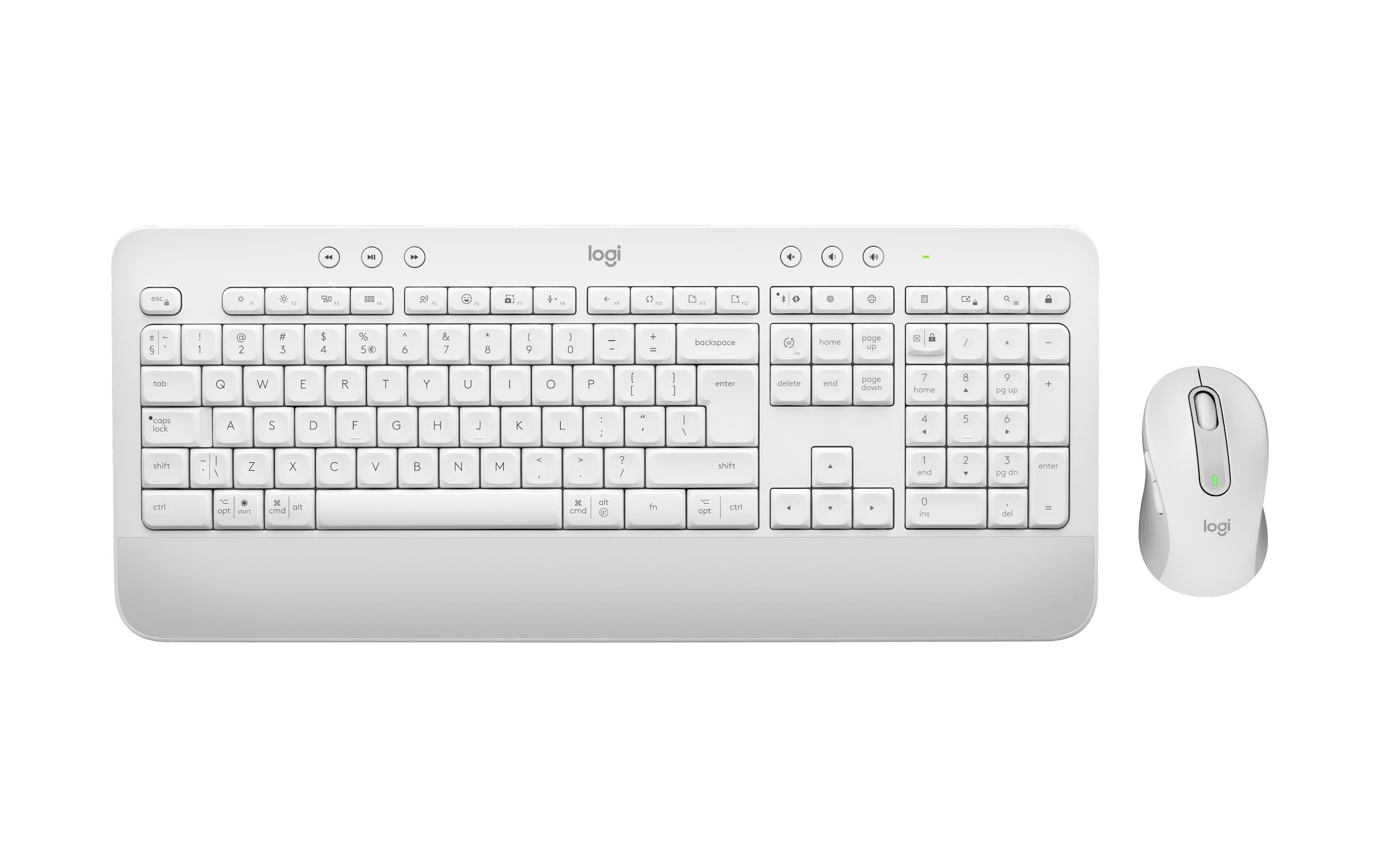 Logitech Tastatur- und Maus-Set »Logitech MK650 for Business white«
