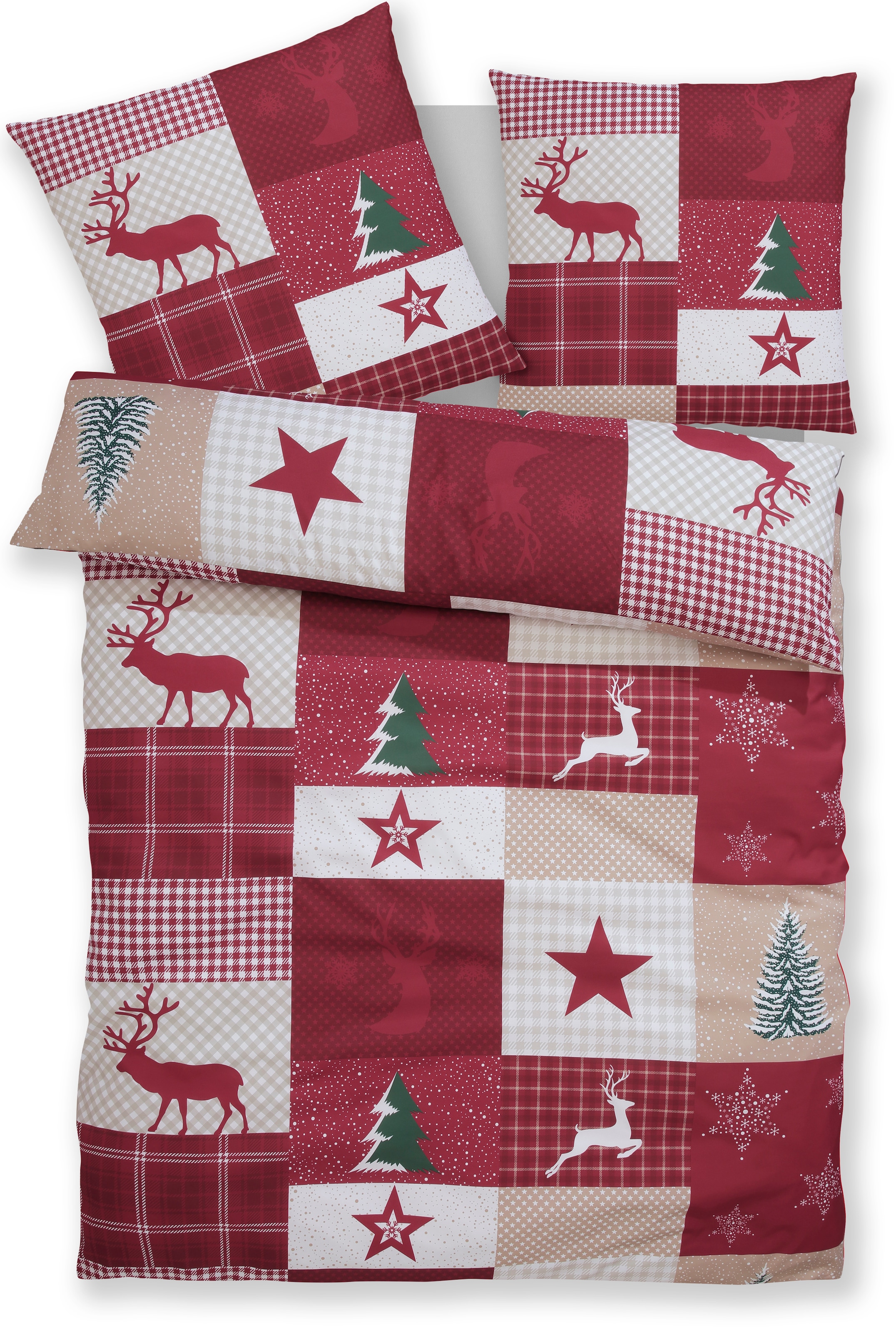 Home affaire Bettwäsche »Nicholas«, Weihnachtsbettwäsche, Winter