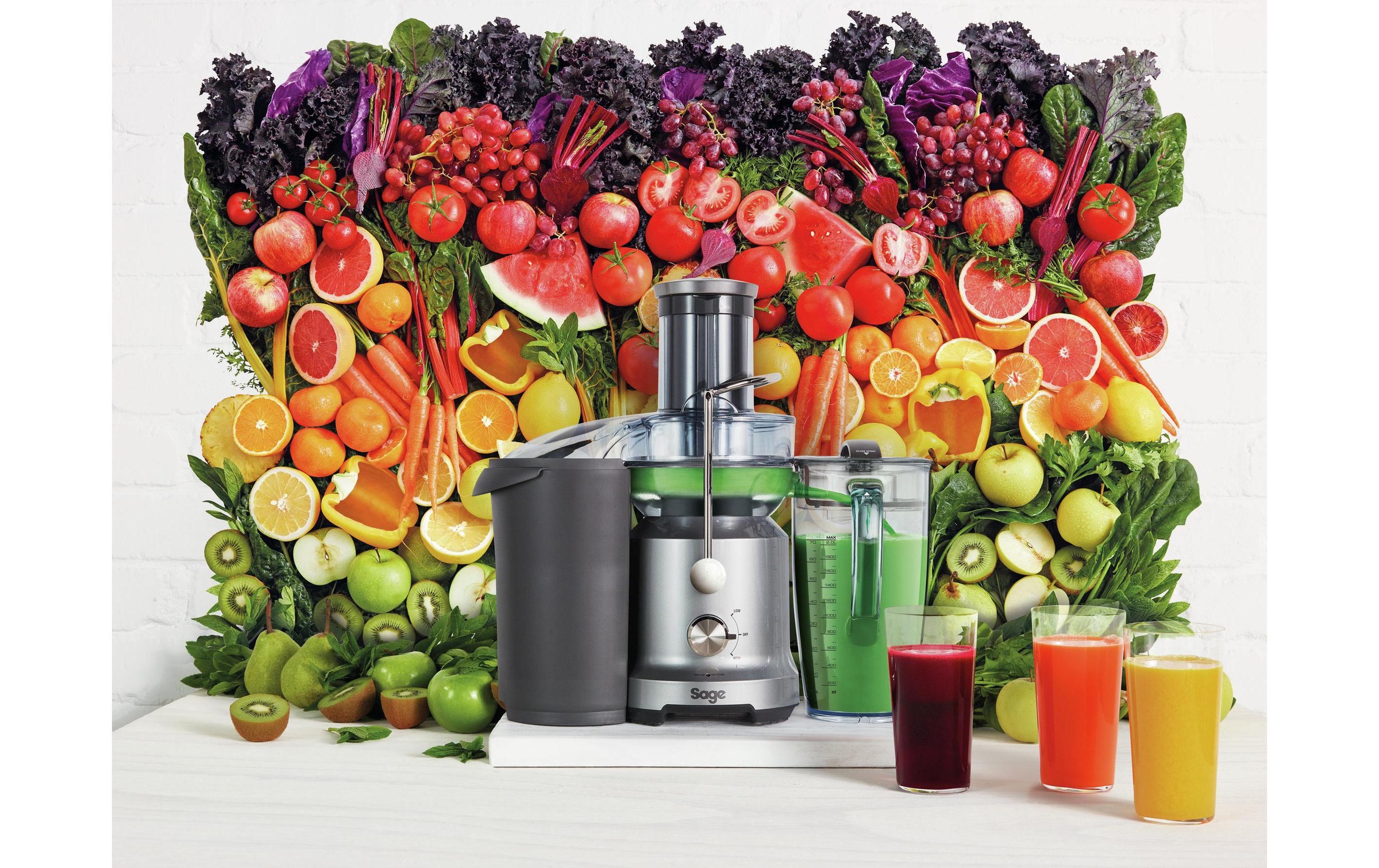 Sage Entsafter »Entsafter Nutri Juicer Cold«, 1250 W, Auffangbehälter, Einfülltrichter, Tresterbehälter