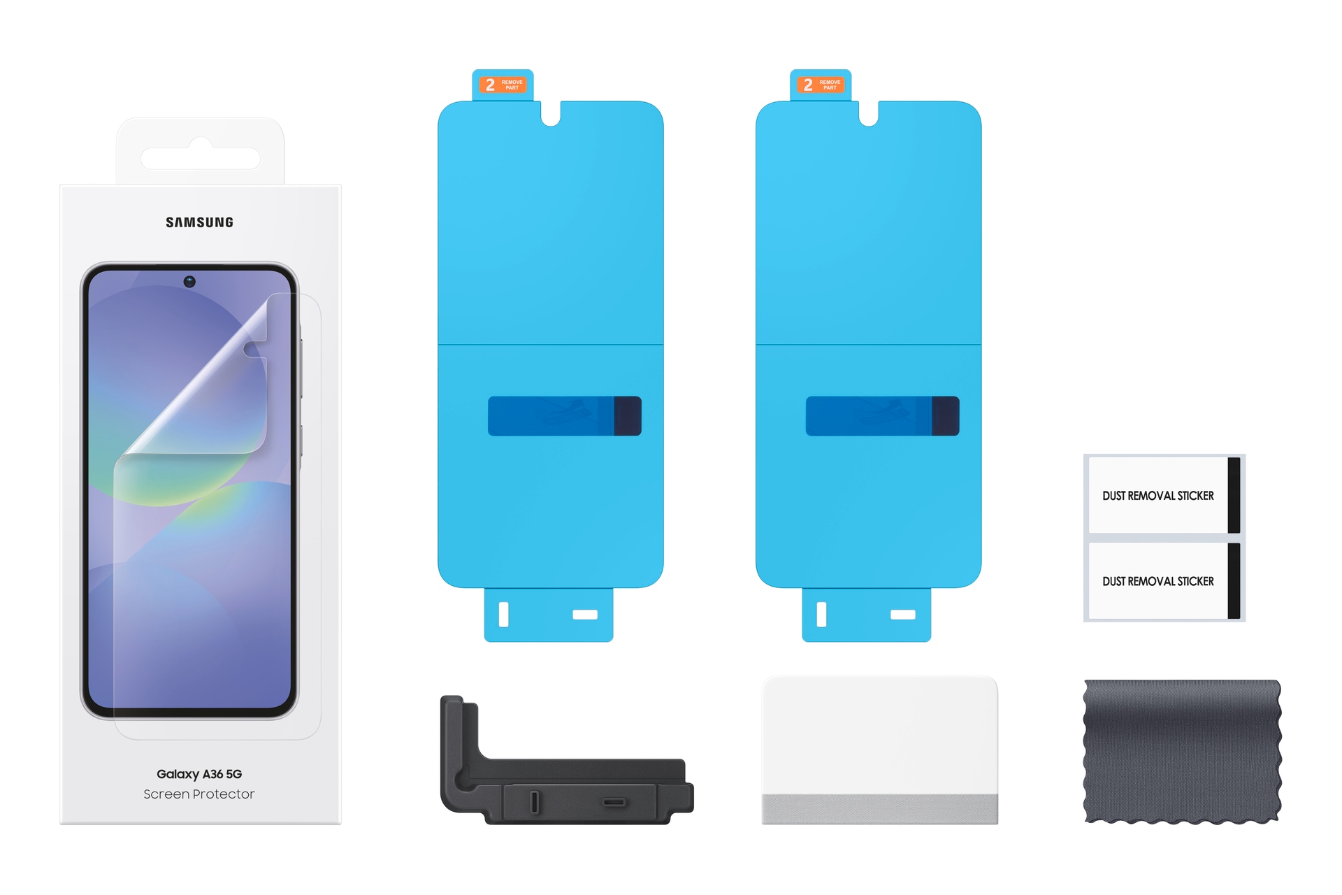 Samsung Displayschutzglas »Screen Protector«, für Samsung Galaxy A36, Displayschutzfolie, Schutzfolie, Bildschirmschutz, kratz- & stossfest