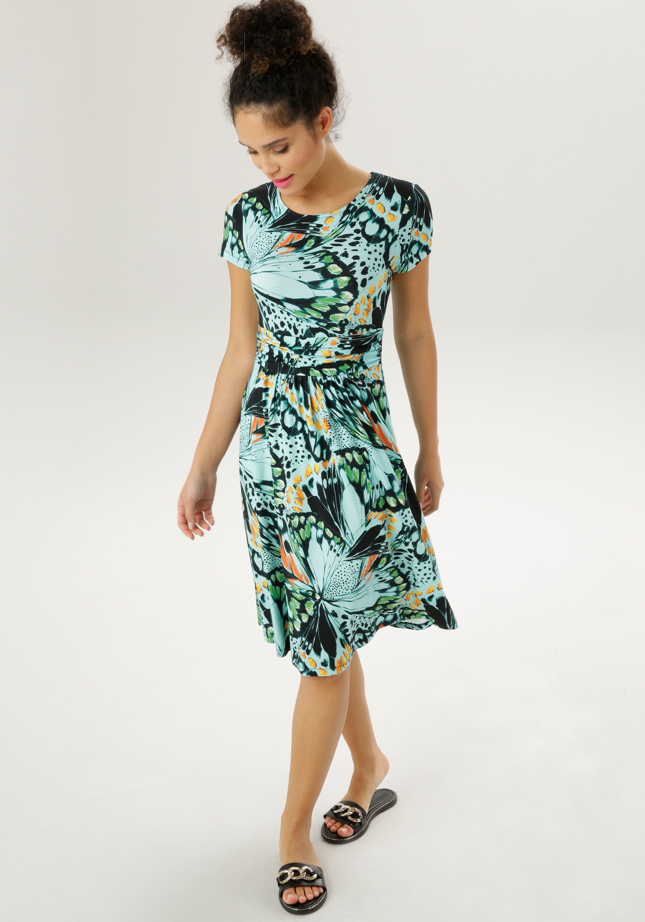 Aniston SELECTED Sommerkleid, mit extravagantem Druck online bestellen |  Jelmoli-Versand