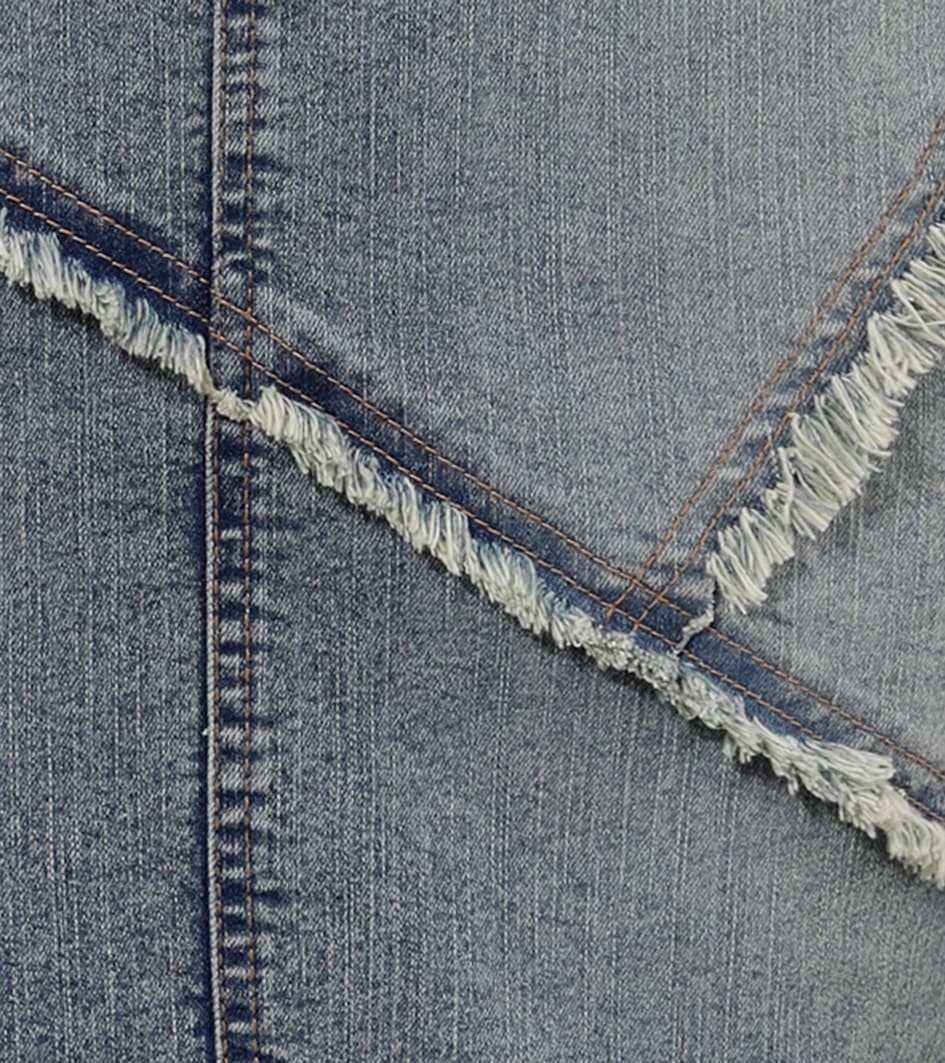 Aniston CASUAL Jeansrock, mit raffiniertem Seitenschlitz