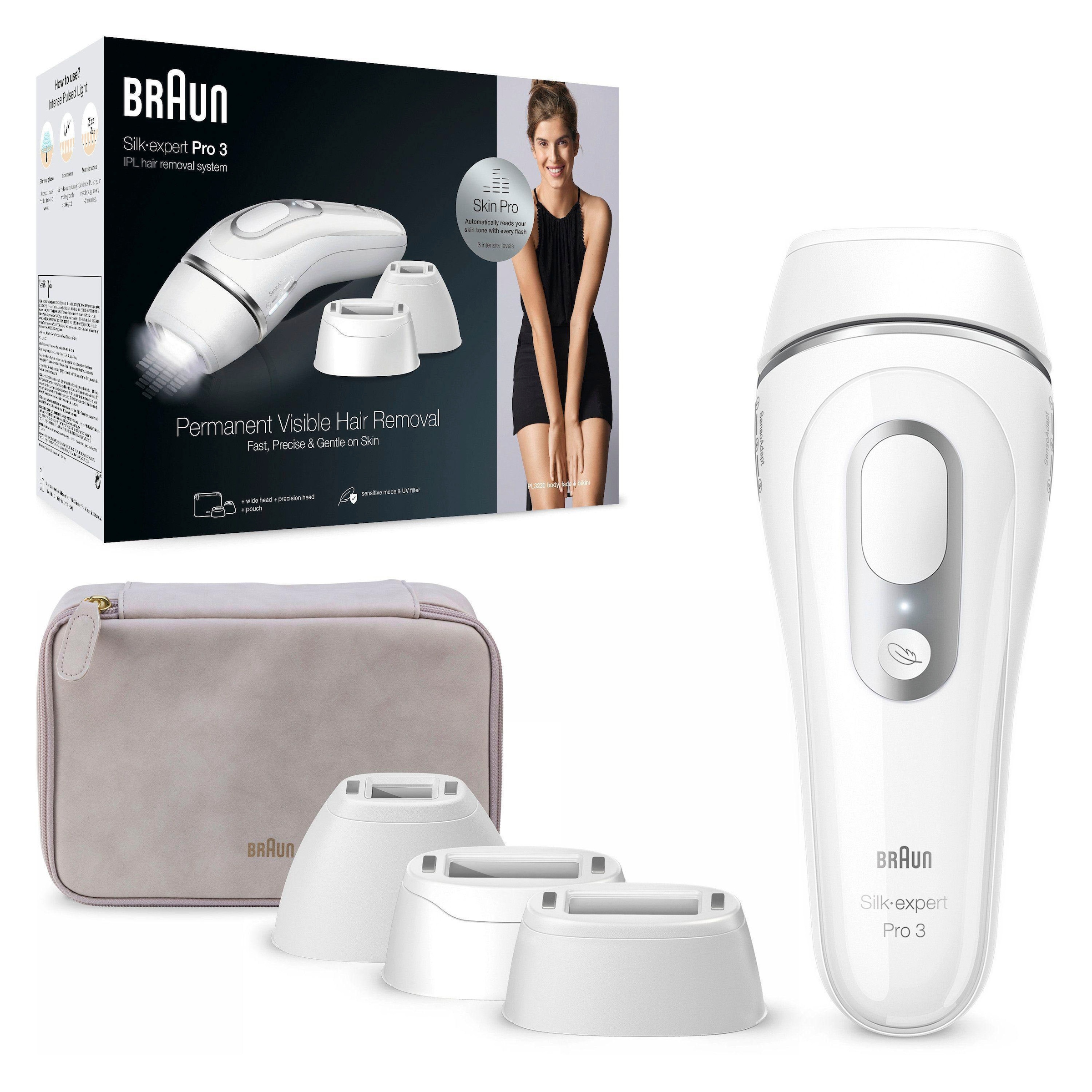 ❤ Braun IPL-Haarentferner »Silk-Expert Pro 3 PL3230«, 300.000 Lichtimpulse, Skin  Pro-Technologie bestellen im Jelmoli-Online Shop