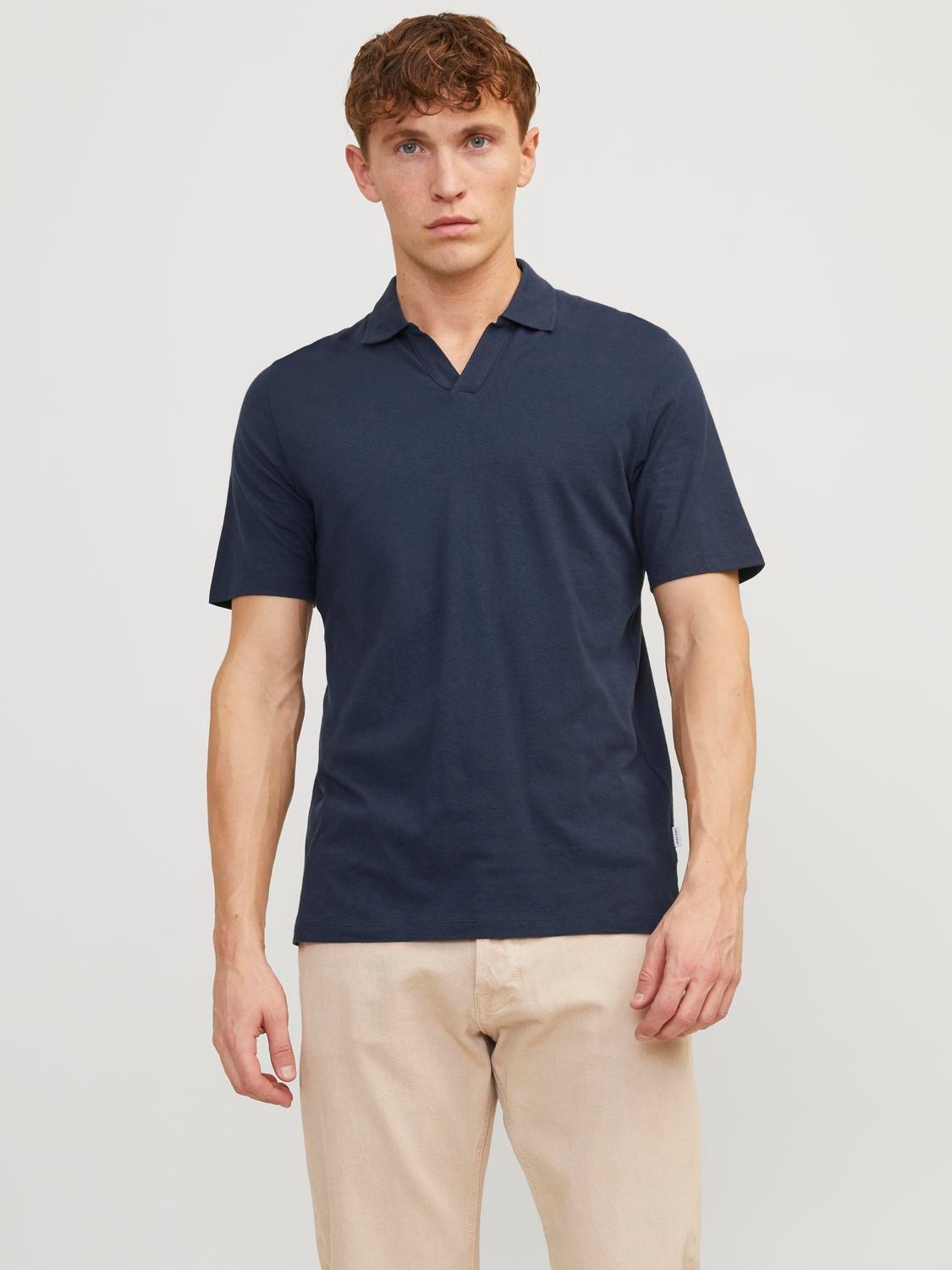 Jack & Jones Poloshirt »JJESUMMER LINEN POLO SS LN«