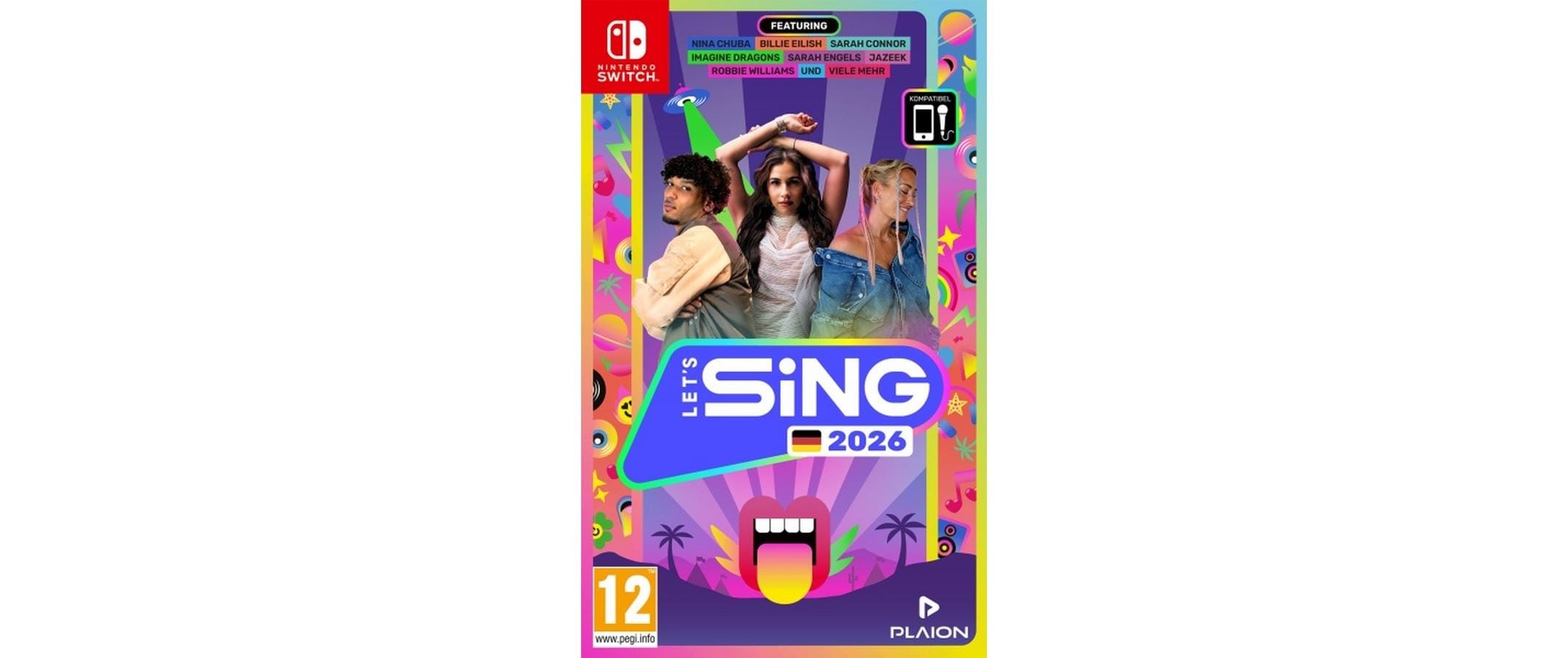 Spielesoftware "GAME Lets Sing 2026 für Switch German Version" Nintendo Switch