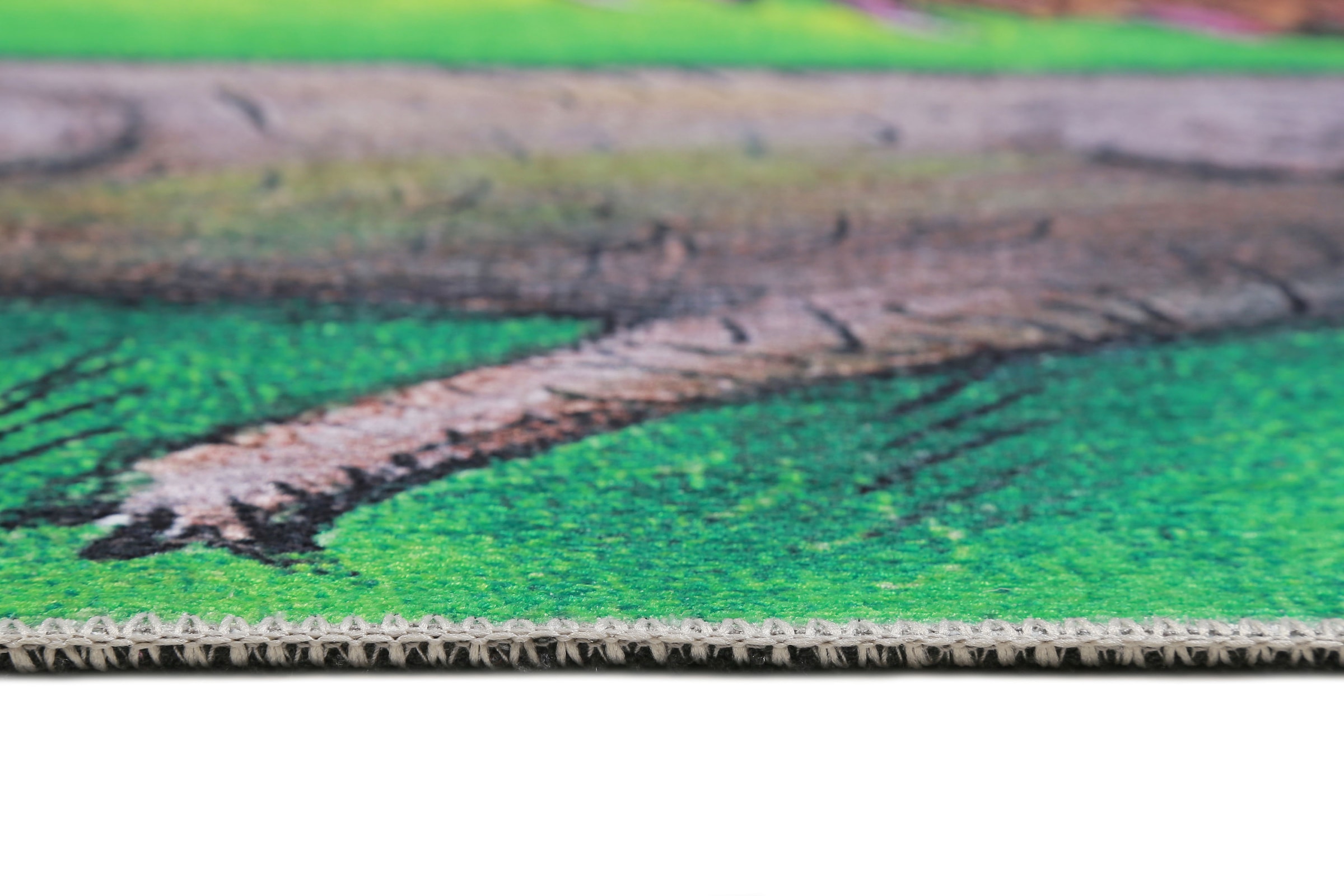 DER GRÜFFELO Kinderteppich »Wanderlo GR-0171«, rechteckig, 6 mm Höhe, aktueller Grüffelo Teppich, Kurzflor mit hohem Baumwollanteil
