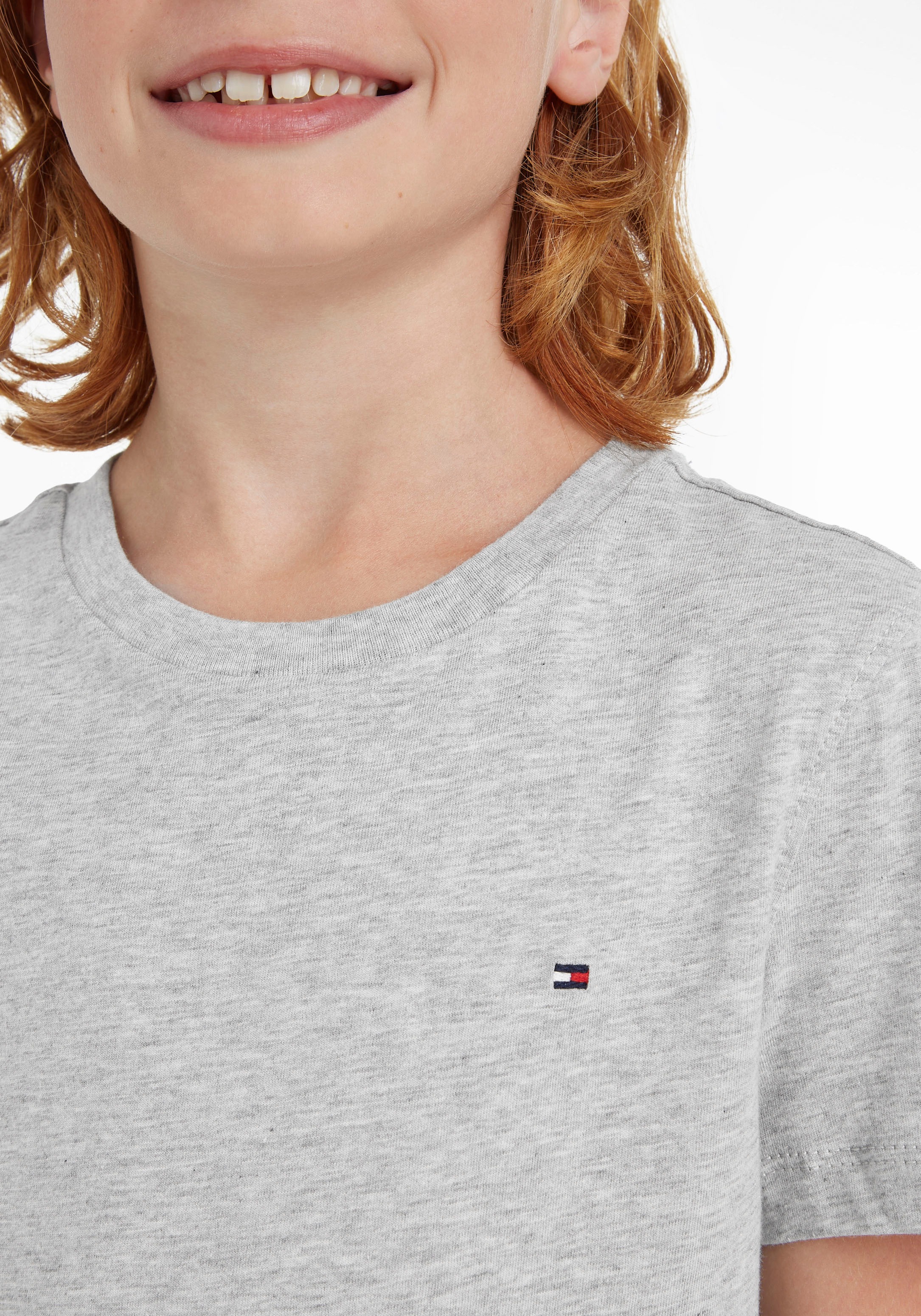 Tommy Hilfiger T-Shirt »BOYS BASIC CN KNIT«, für Jungen