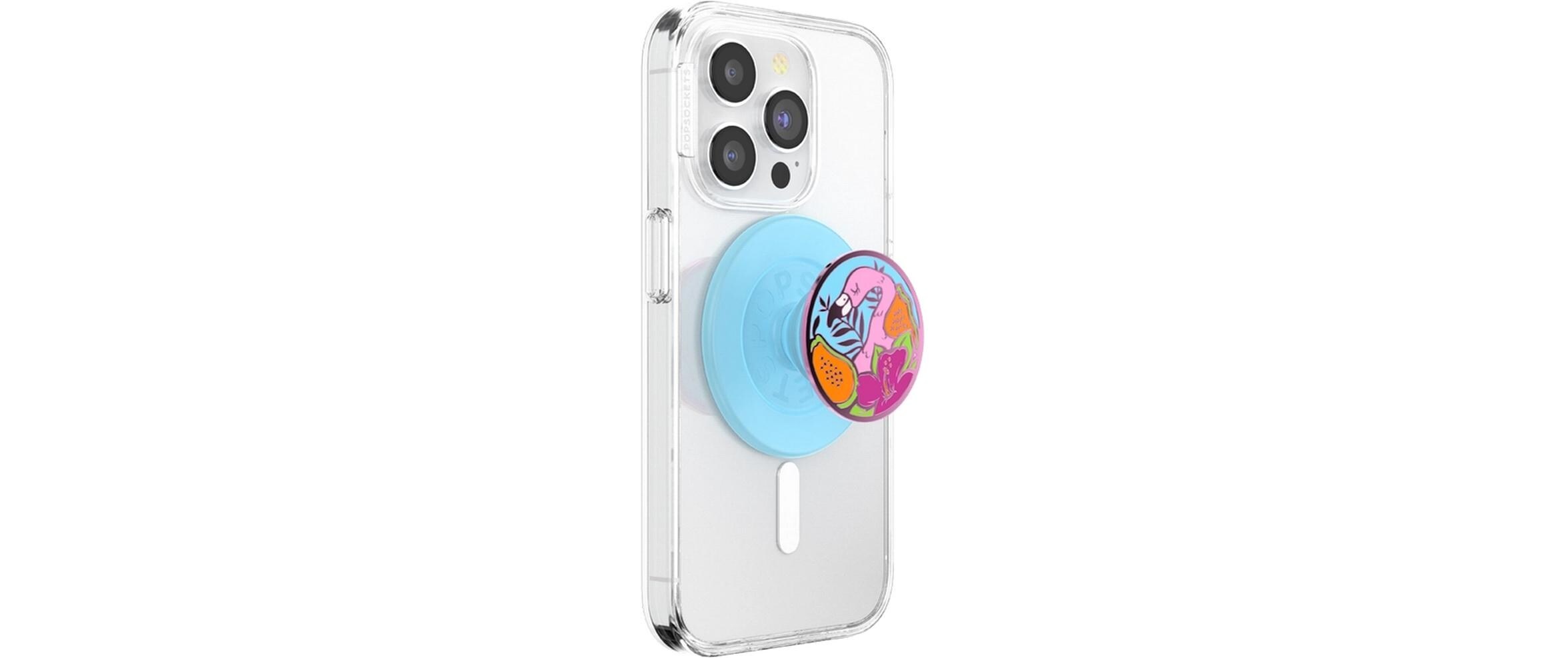 Popsockets Handy-Halterung »Flamingo Enamel MagSafe«, Universalhalterung