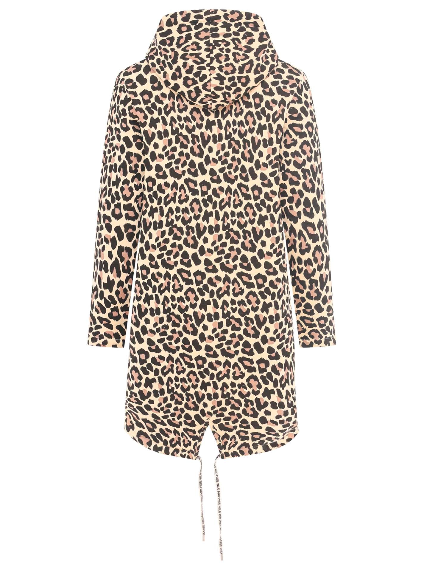 Zwillingsherz Jerseymantel »"Leo Dream"«, mit Allover Leo Look mit Taschen