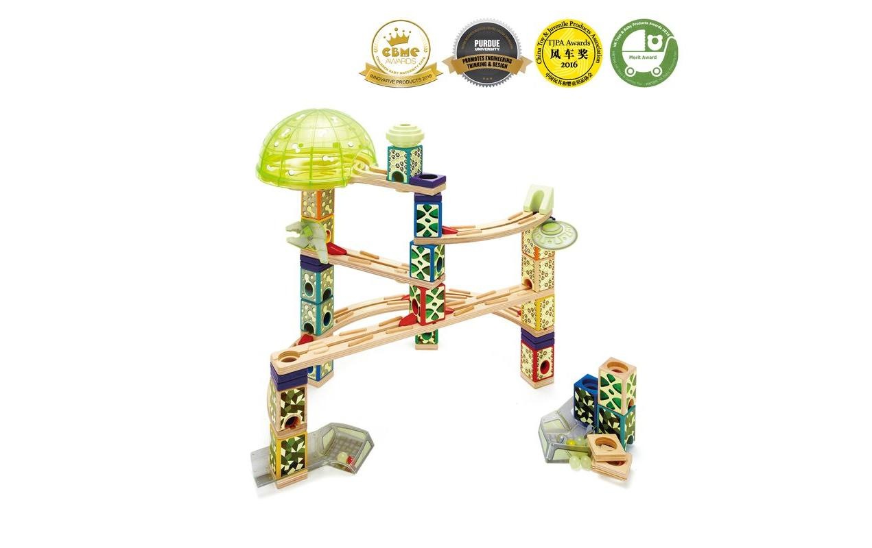 Hape Kugelbahn »Quadrilla: Space City«