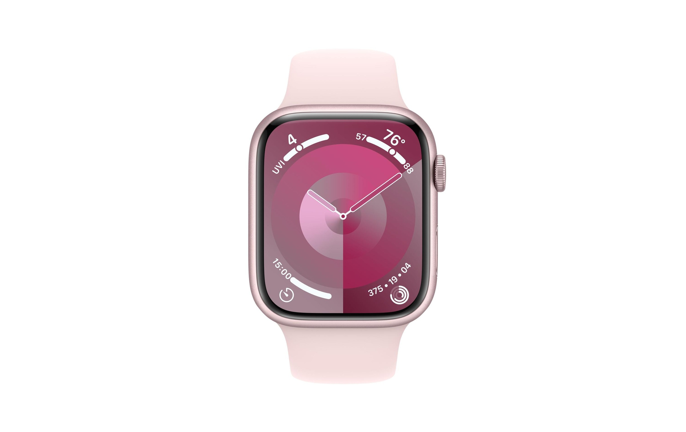 Apple Smartwatch »Series 9, GPS, Aluminium-Gehäuse mit Sportarmband«, Watch OS 10, 64 GB