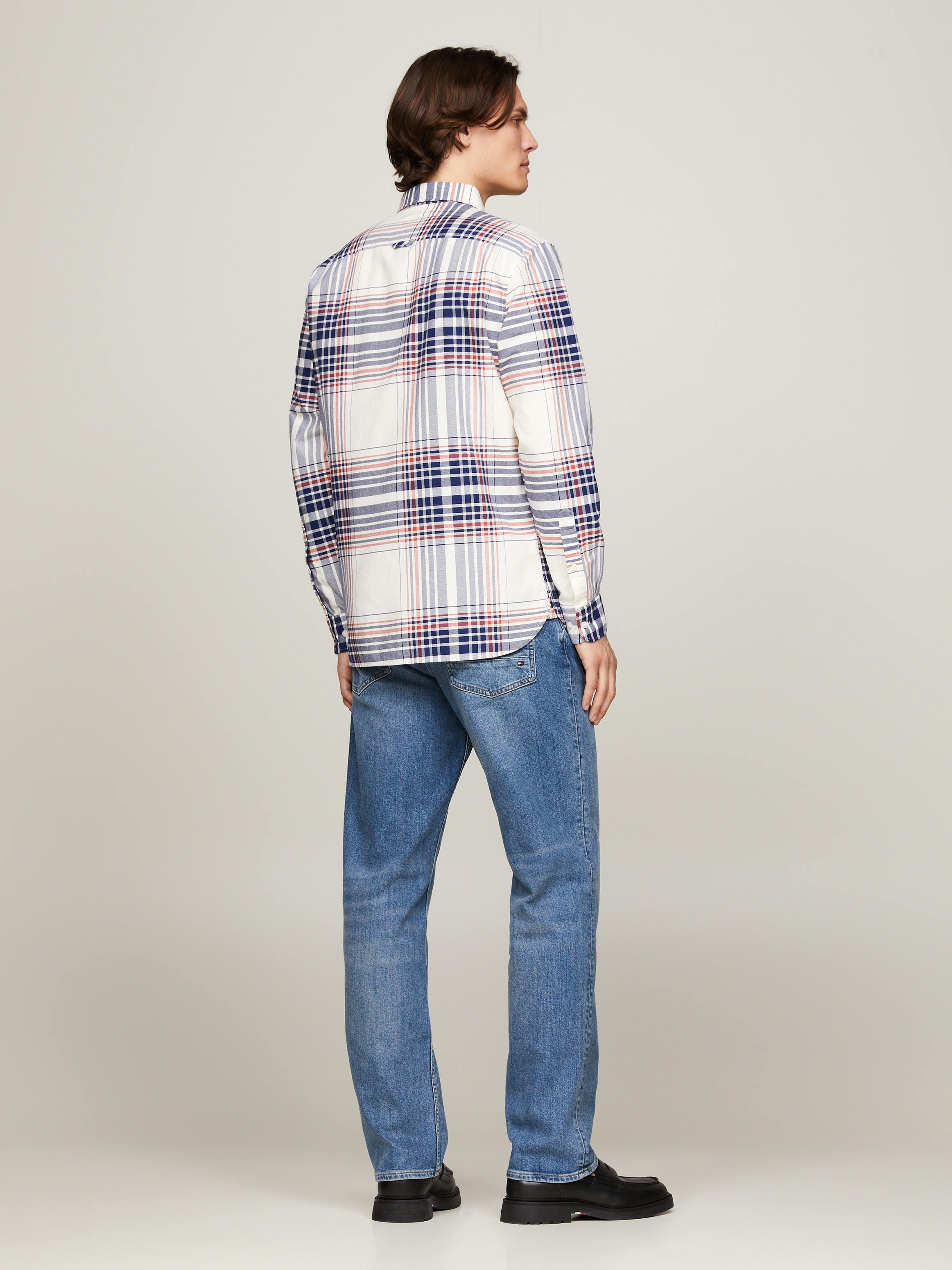 Tommy Hilfiger Langarmhemd »XL OXFORD CHECK RF SHIRT«, mit grossem Karomuster