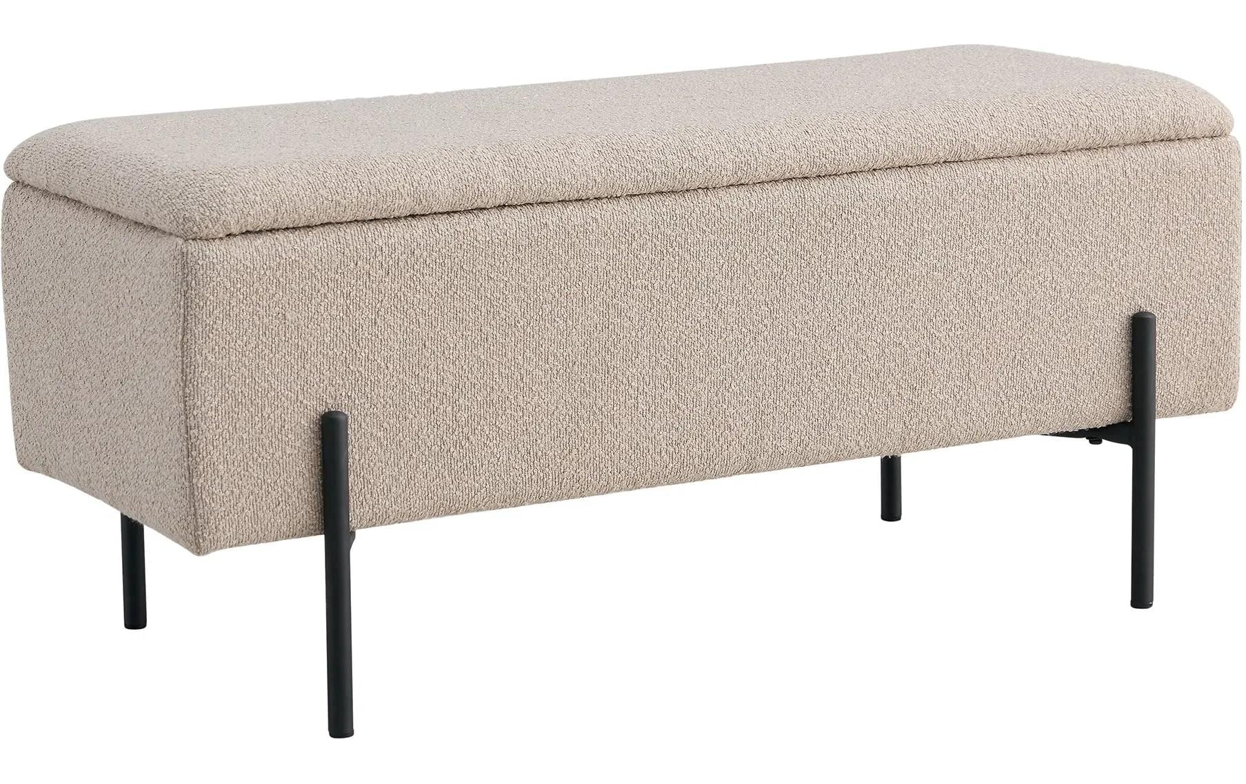 House Nordic Sitztruhe »Watford 36.5 x 95 x 46 cm Beige«