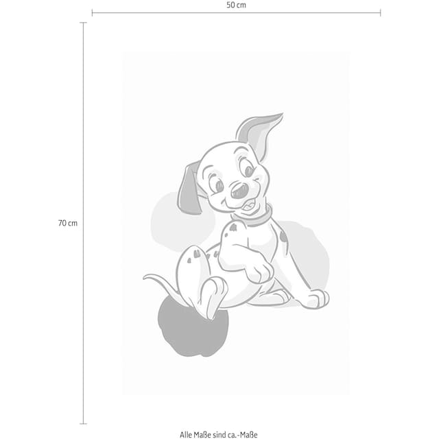 ✵ Komar Poster »101 Dalmatiner Dots«, Disney, (1 St.), Kinderzimmer,  Schlafzimmer, Wohnzimmer online kaufen | Jelmoli-Versand