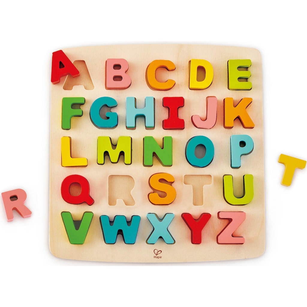 Hape Steckpuzzle »Puzzle mit Grossbuchstaben«