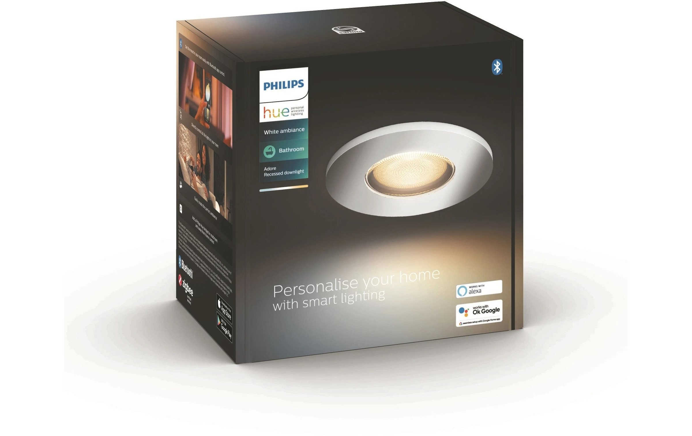 Philips Hue LED Deckenleuchte »Adore Rund«, Leuchtmittel GU10 | LED wechselbar